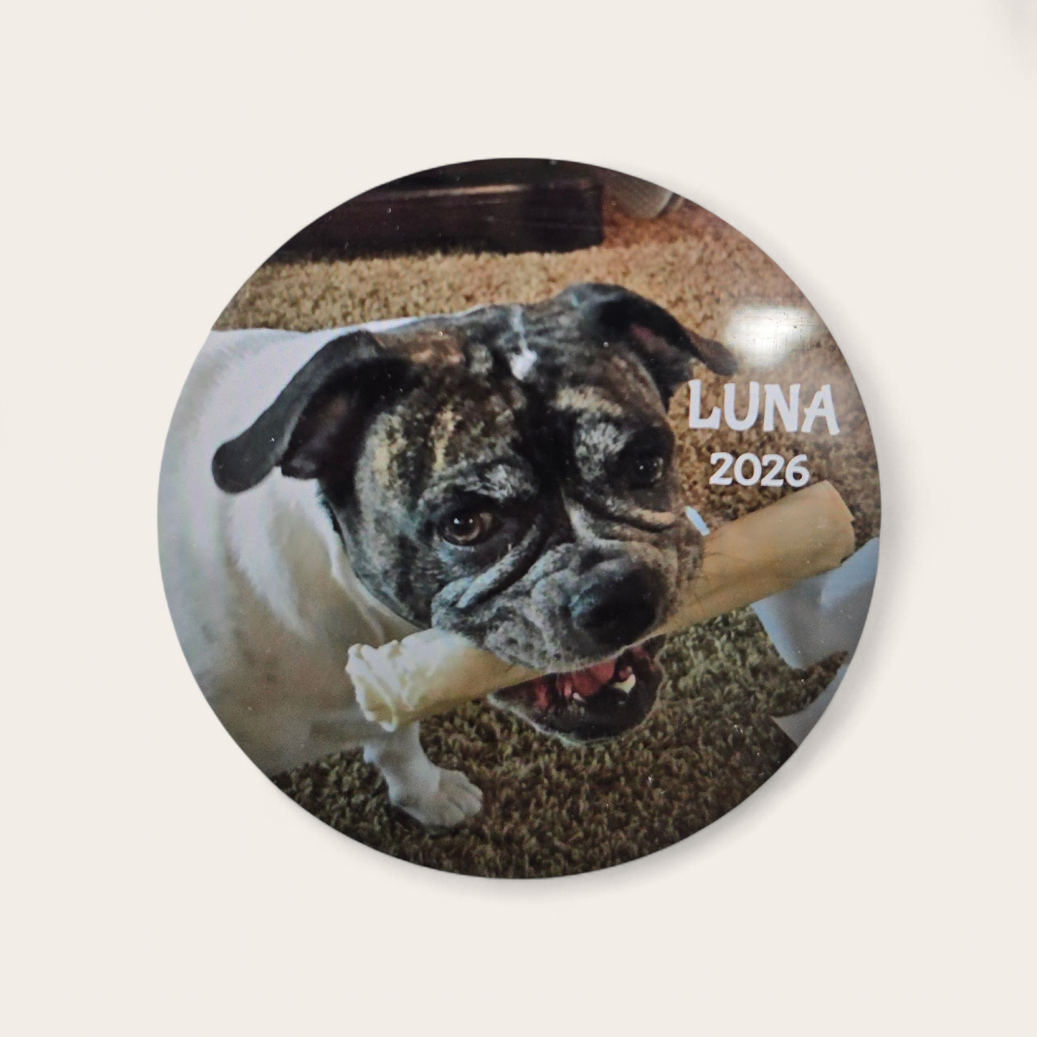 Personalized Double-Sided Ceramic Pet Memorial Ornament