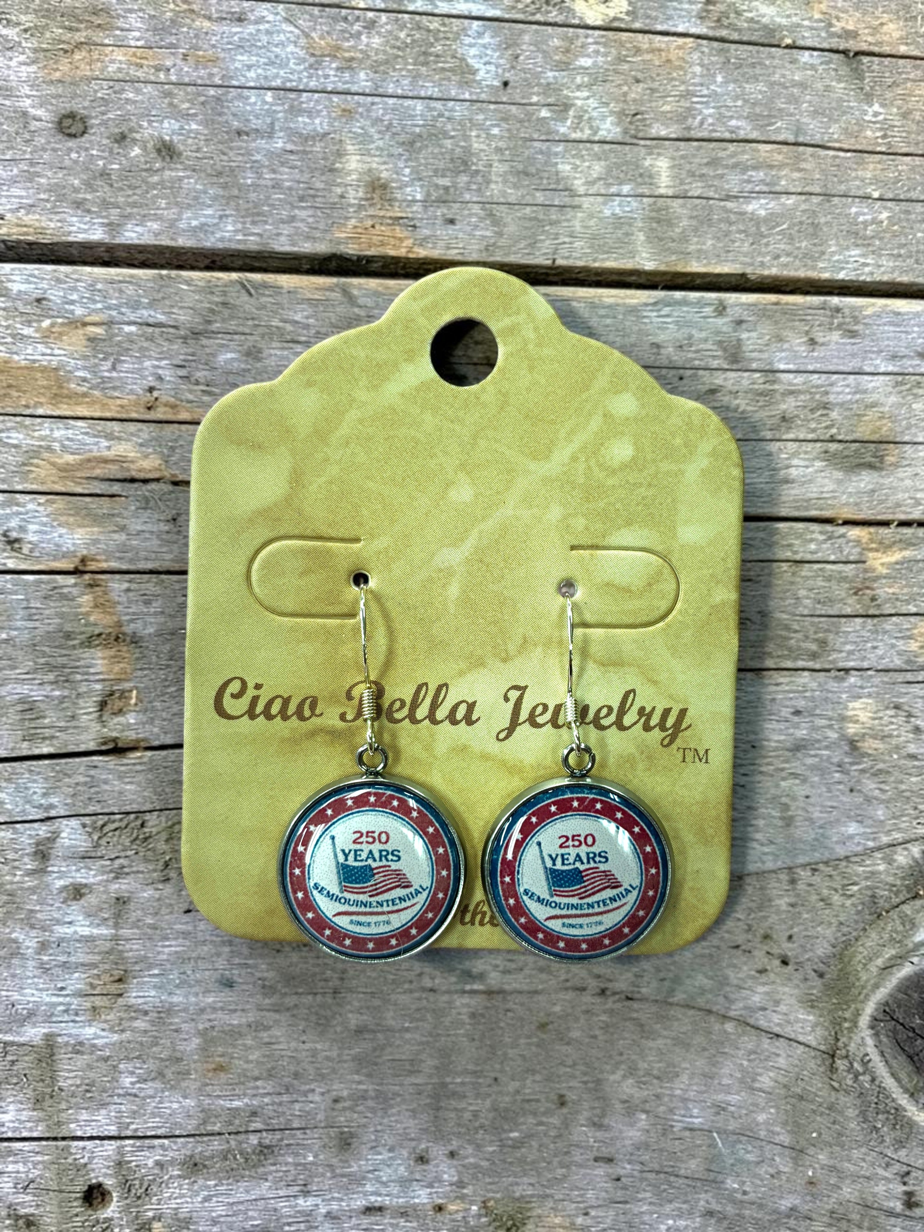 Michelle Marie's Limited Edition 250th Independence Day Earrings