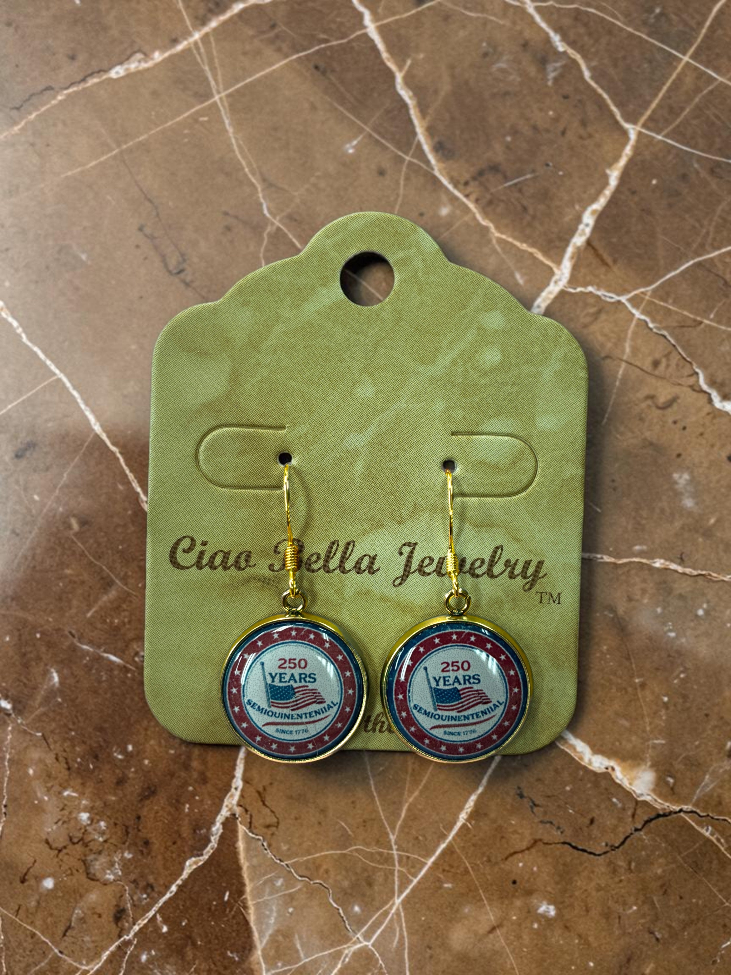 Michelle Marie's Limited Edition 250th Independence Day Earrings