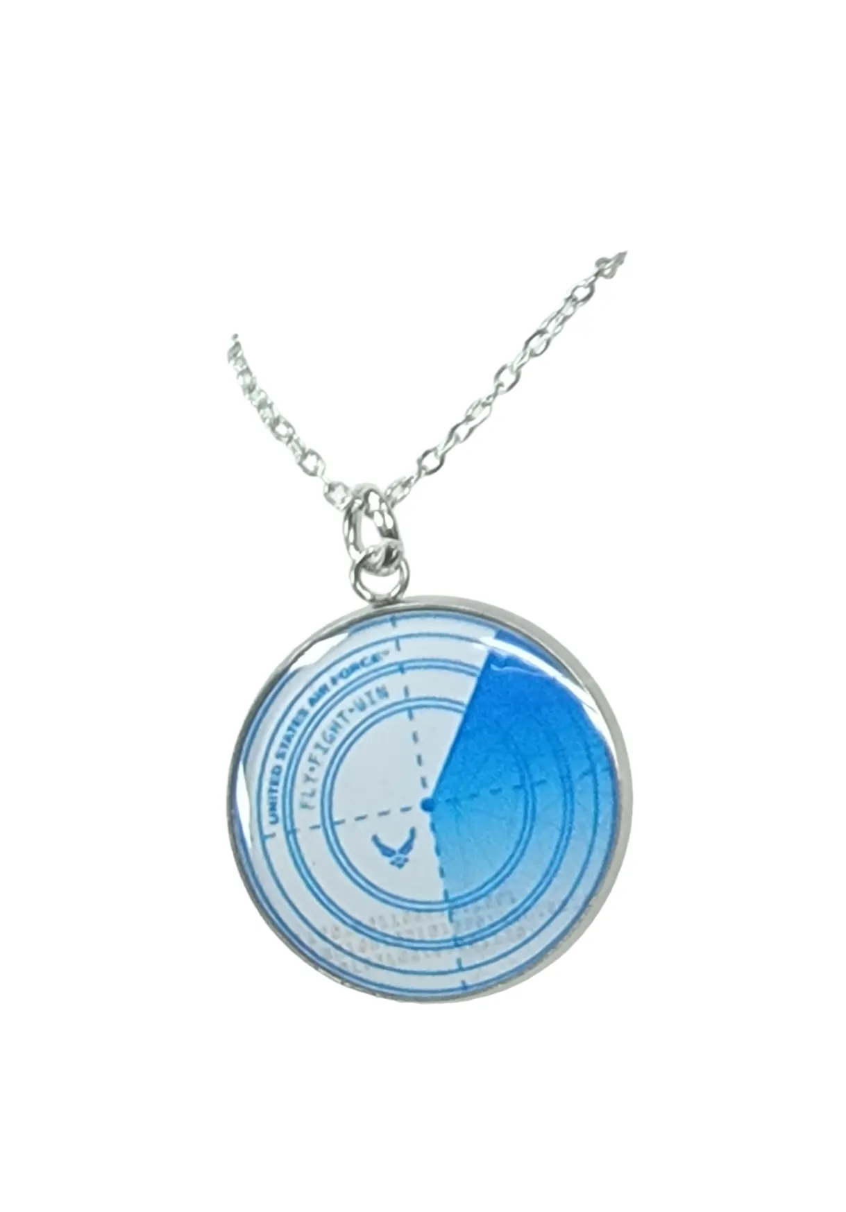 Army, Navy, Air Force, Marine Corps, Coast Guard, Space Force Pendant Necklace in Gold or Silver | Made in the USA | Officially Licensed