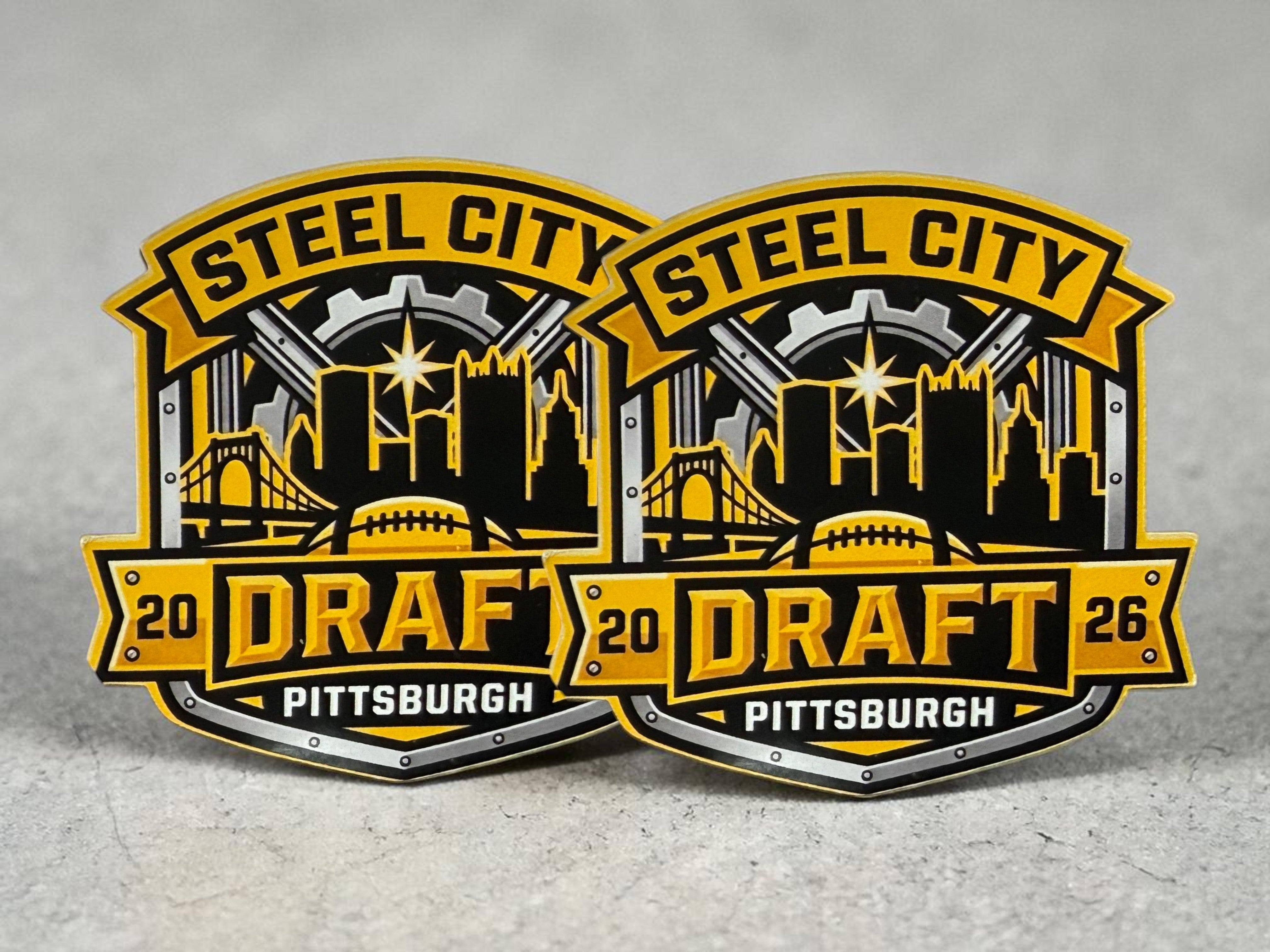 Steel City 2026 Draft Collection Stickers | Magnets | Ornaments | Coasters