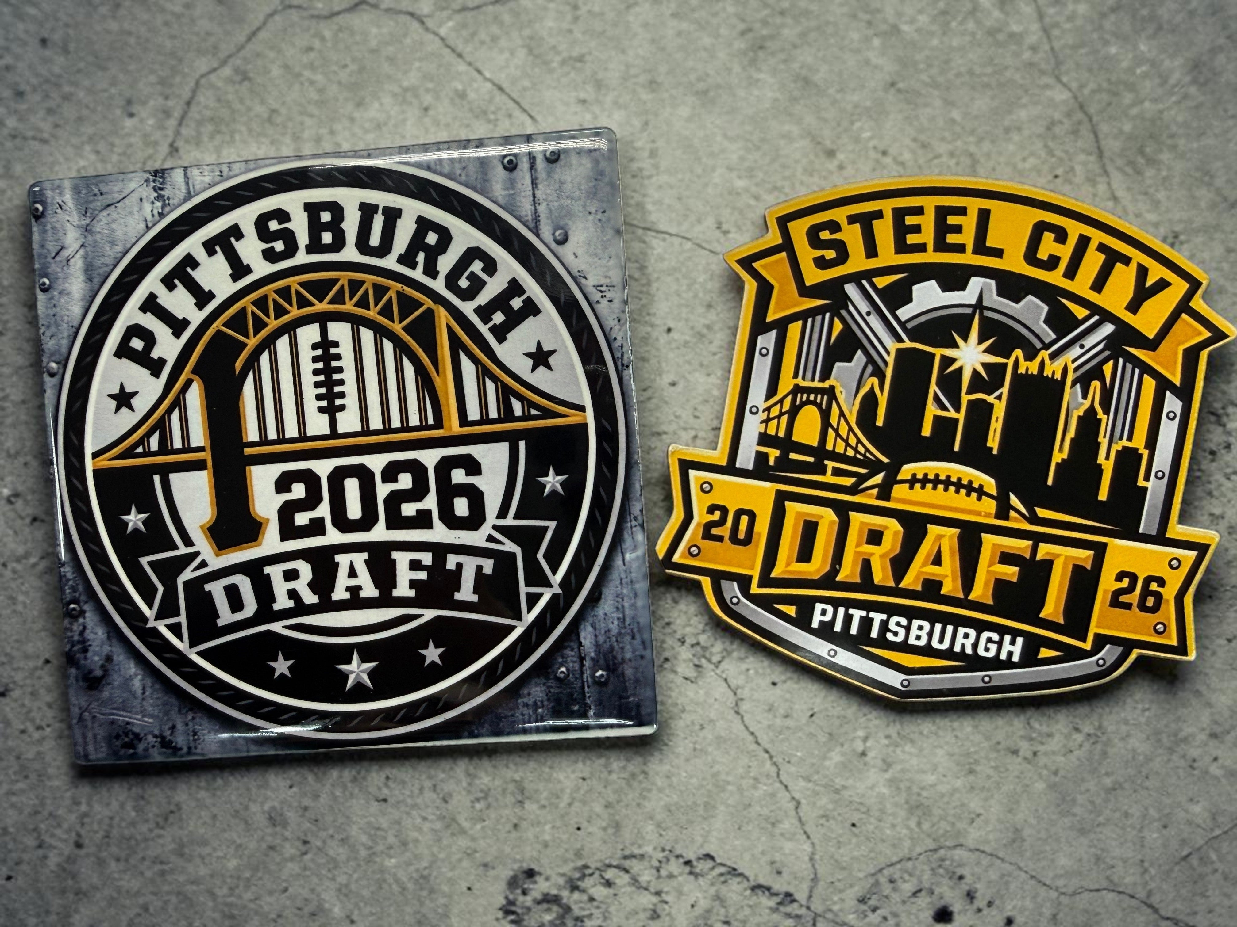 Steel City 2026 Draft Collection Stickers | Magnets | Ornaments | Coasters