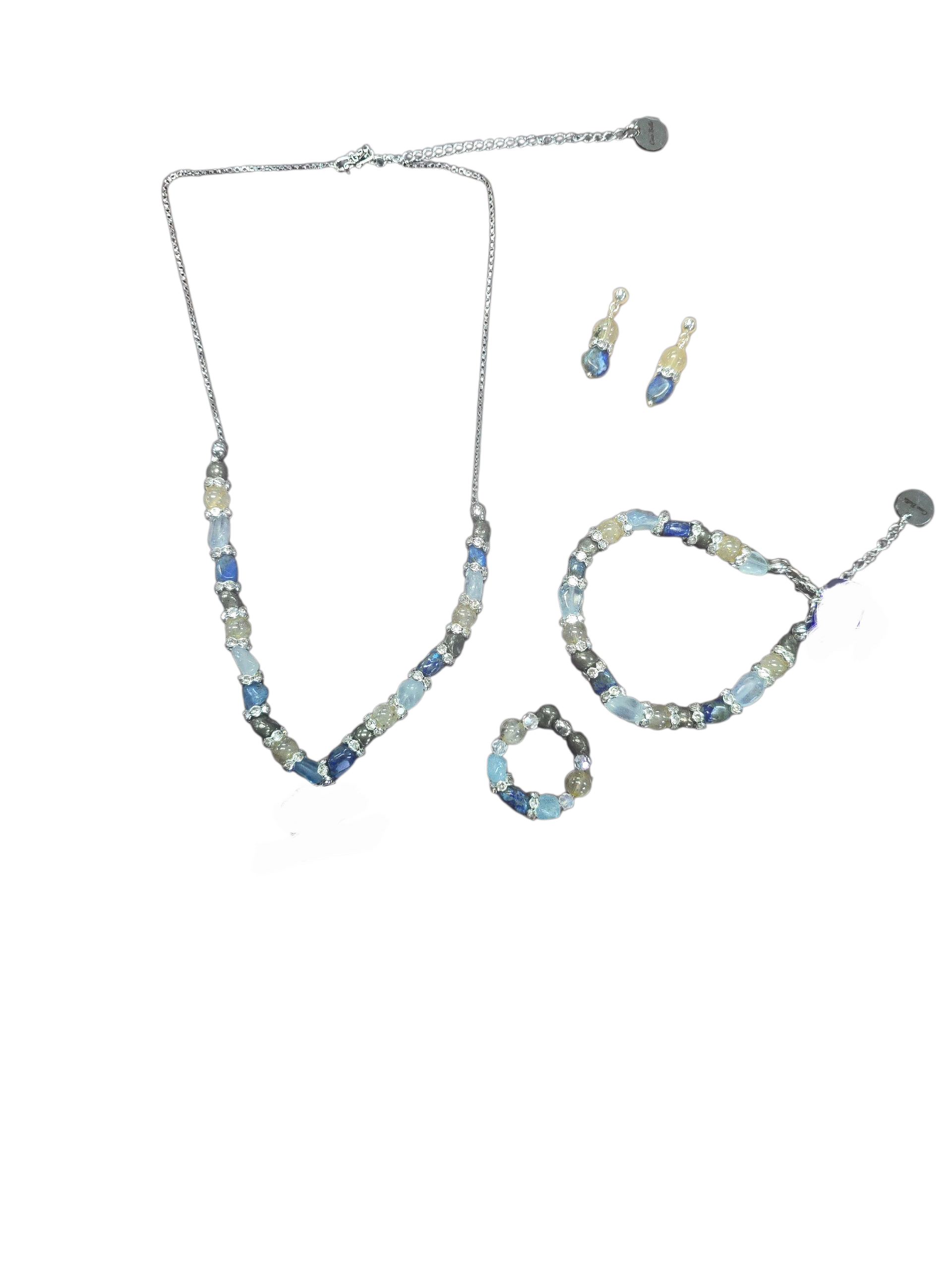 The Hope Collection Gemstone Jewelry | Sterling Silver Cancer Charity Jewelry Set | Sterling Silver