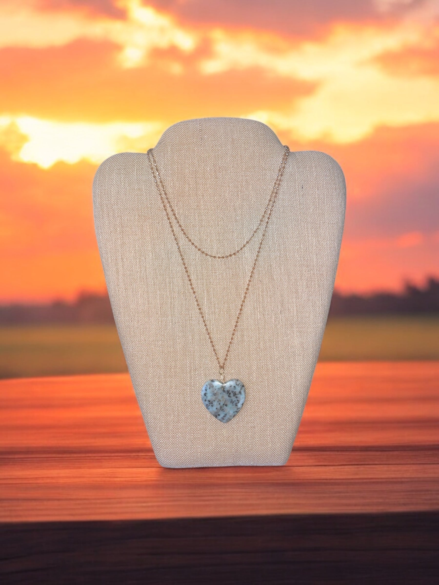 Lotus Jasper Pendant Necklace | A Symbol of Love and Purity
