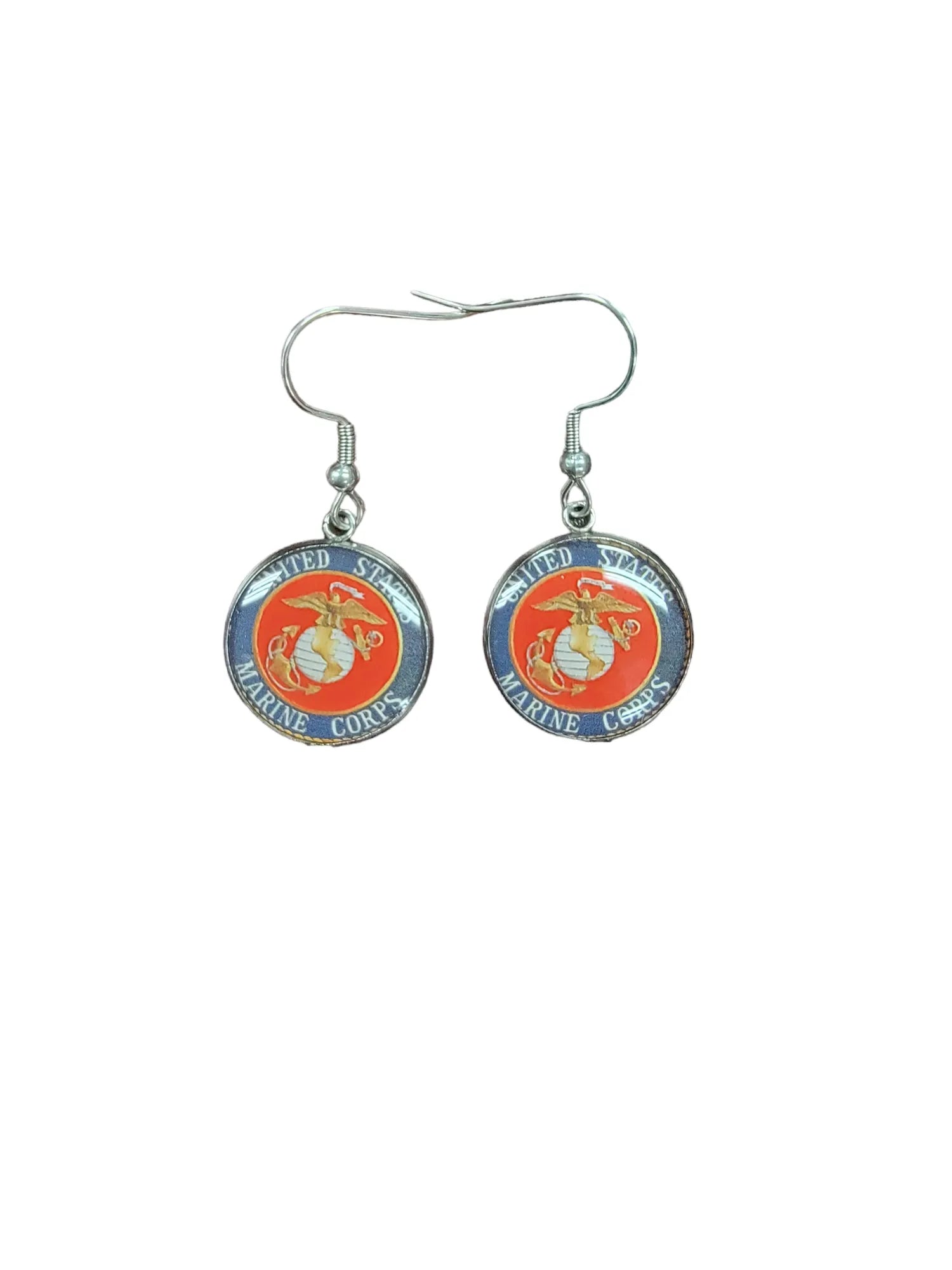 Marine Corps Seal, Marine Black, Marine Green or EGA Earrings | Made in the USA | Officially Licensed