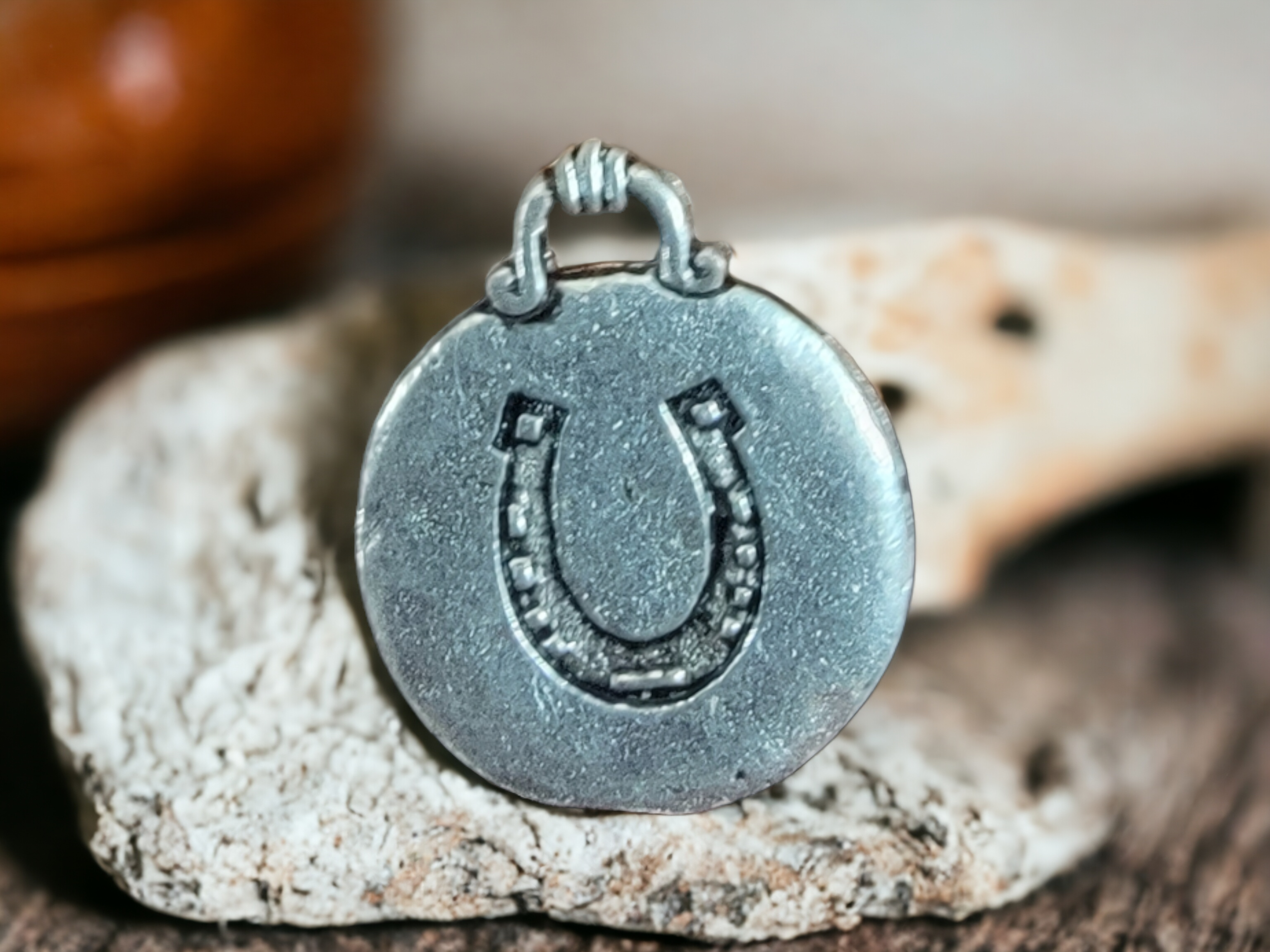 Horseshoe Silver Pewter Charm | A Lucky and Stylish Way to Add a Touch of Fashion to Your Outfit
