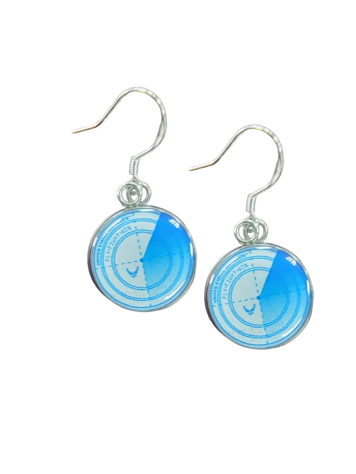 Air Force Silver or Gold Earrings: Seal, Roundel, Wings, Thunderbird | Made in the USA | Officially Licensed