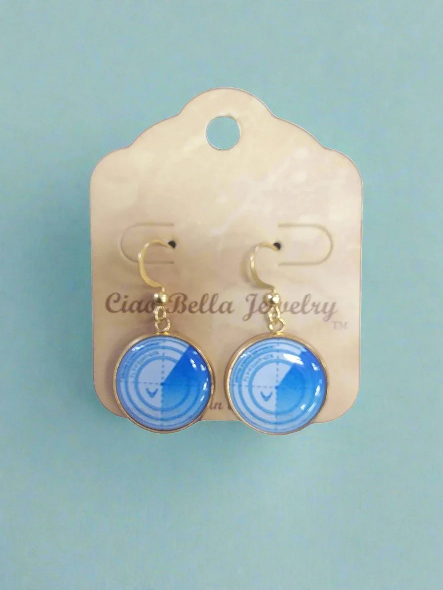 Air Force Silver or Gold Earrings: Seal, Roundel, Wings, Thunderbird | Made in the USA | Officially Licensed