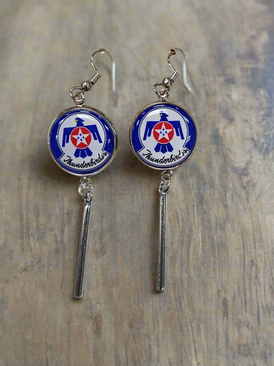Military Charm Earrings | Army, Air Force, Coast Guard, Marine Corps, Space Force | Made in the USA |Officially Licensed