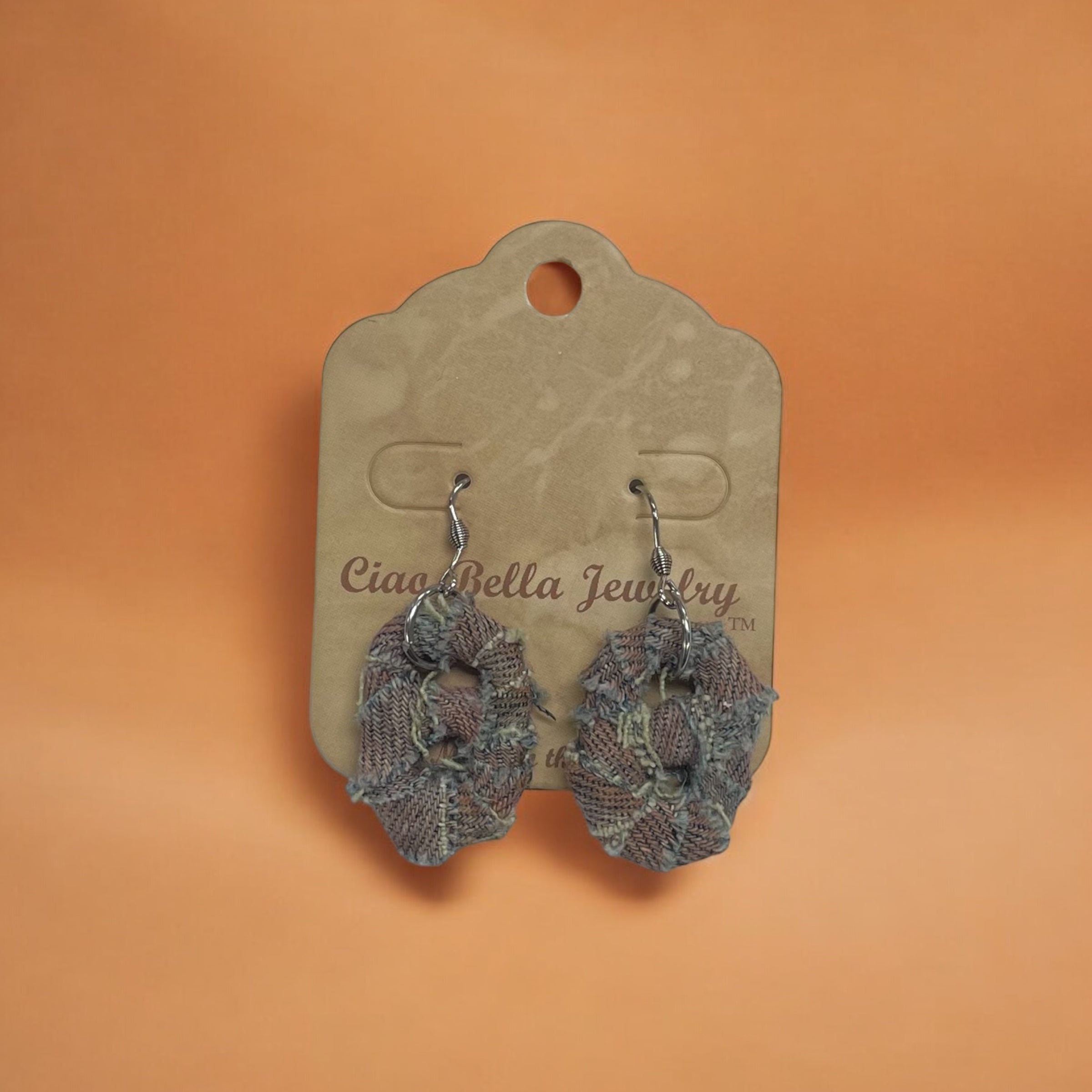 Eco-Chic: Upcycled Soda Tab & Denim Dangle Earrings | Sustainable Fashion