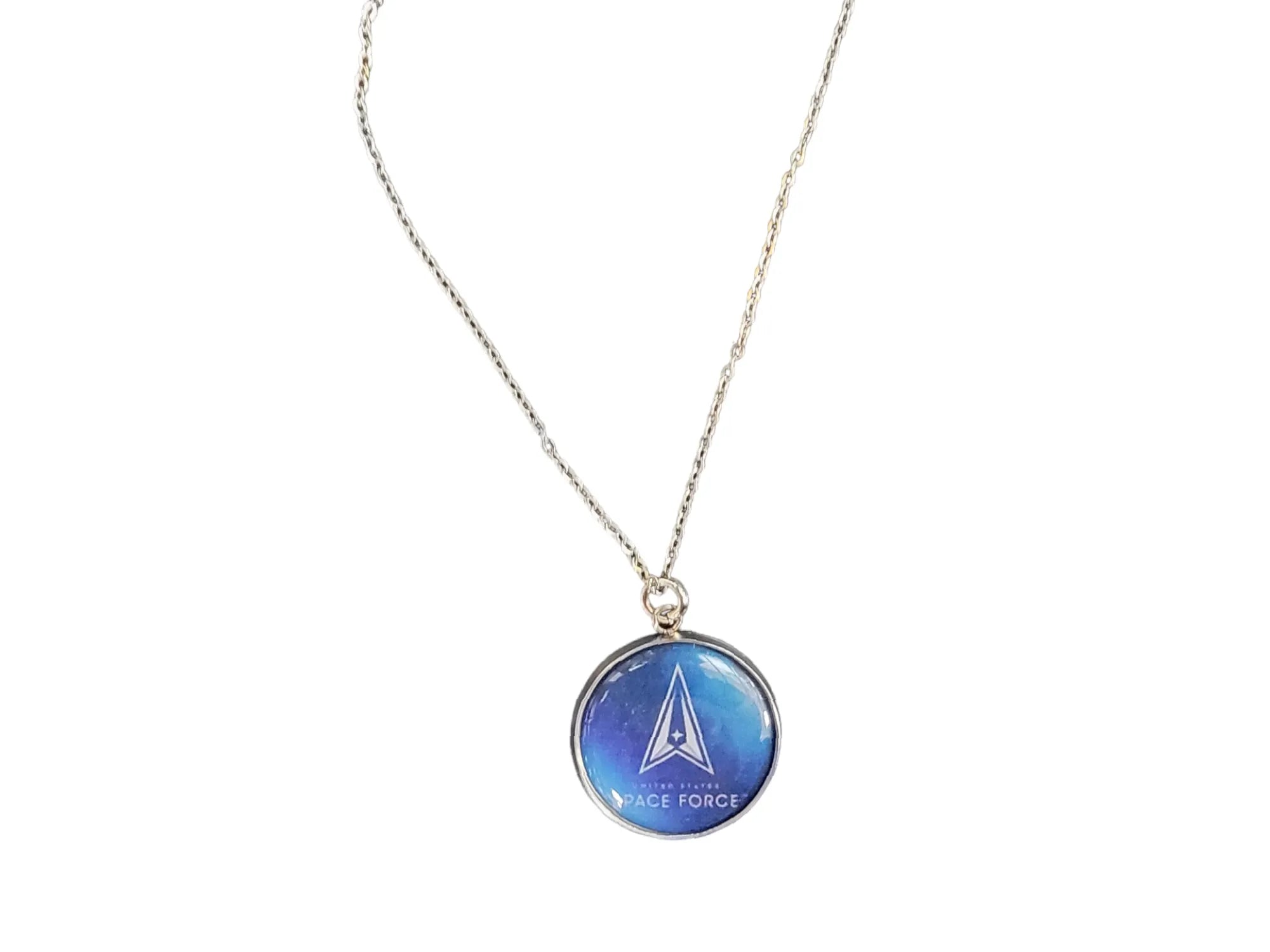 Army, Navy, Air Force, Marine Corps, Coast Guard, Space Force Pendant Necklace in Gold or Silver | Made in the USA | Officially Licensed
