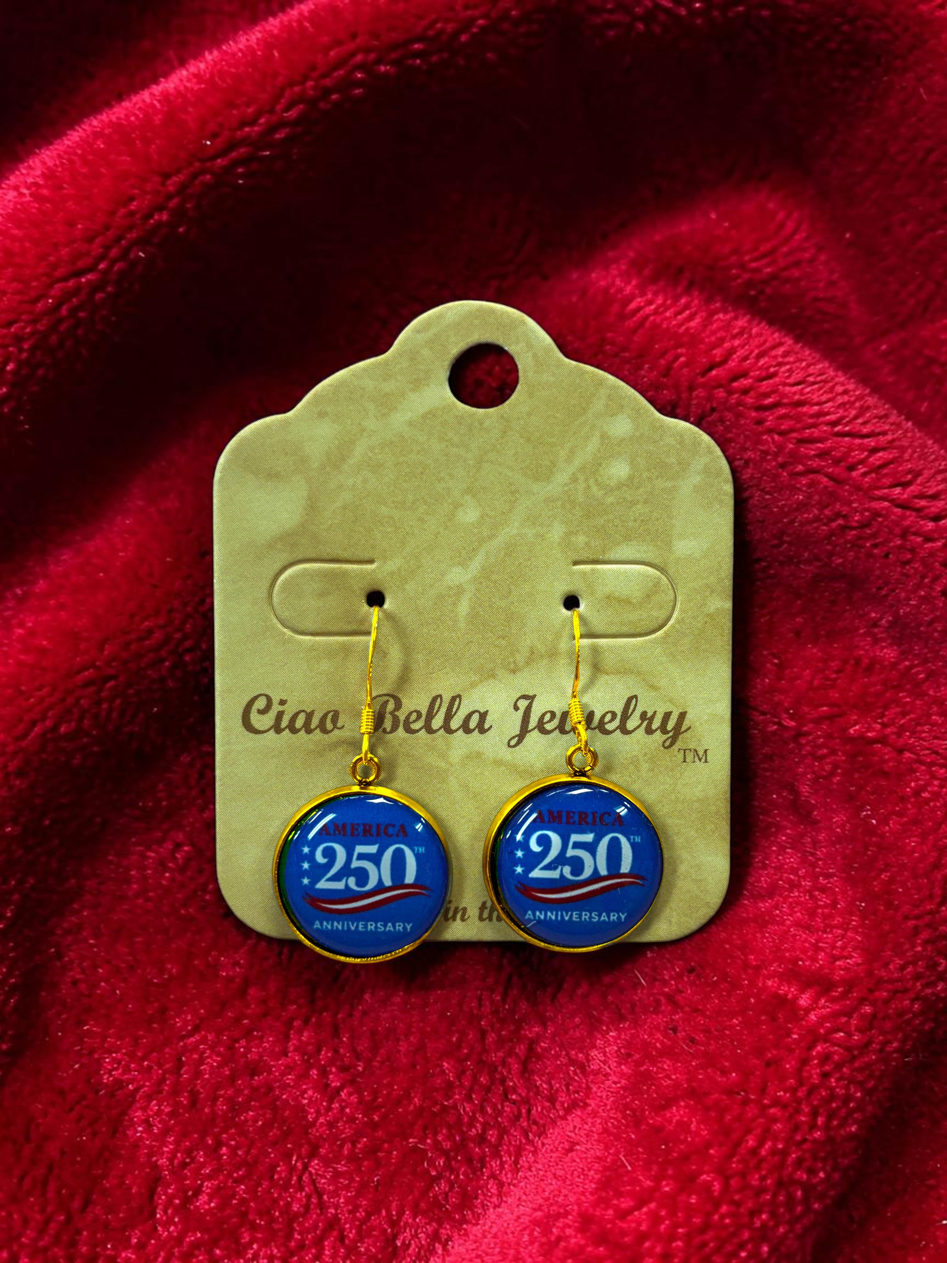 Michelle Marie's Limited Edition 250th Independence Day Earrings