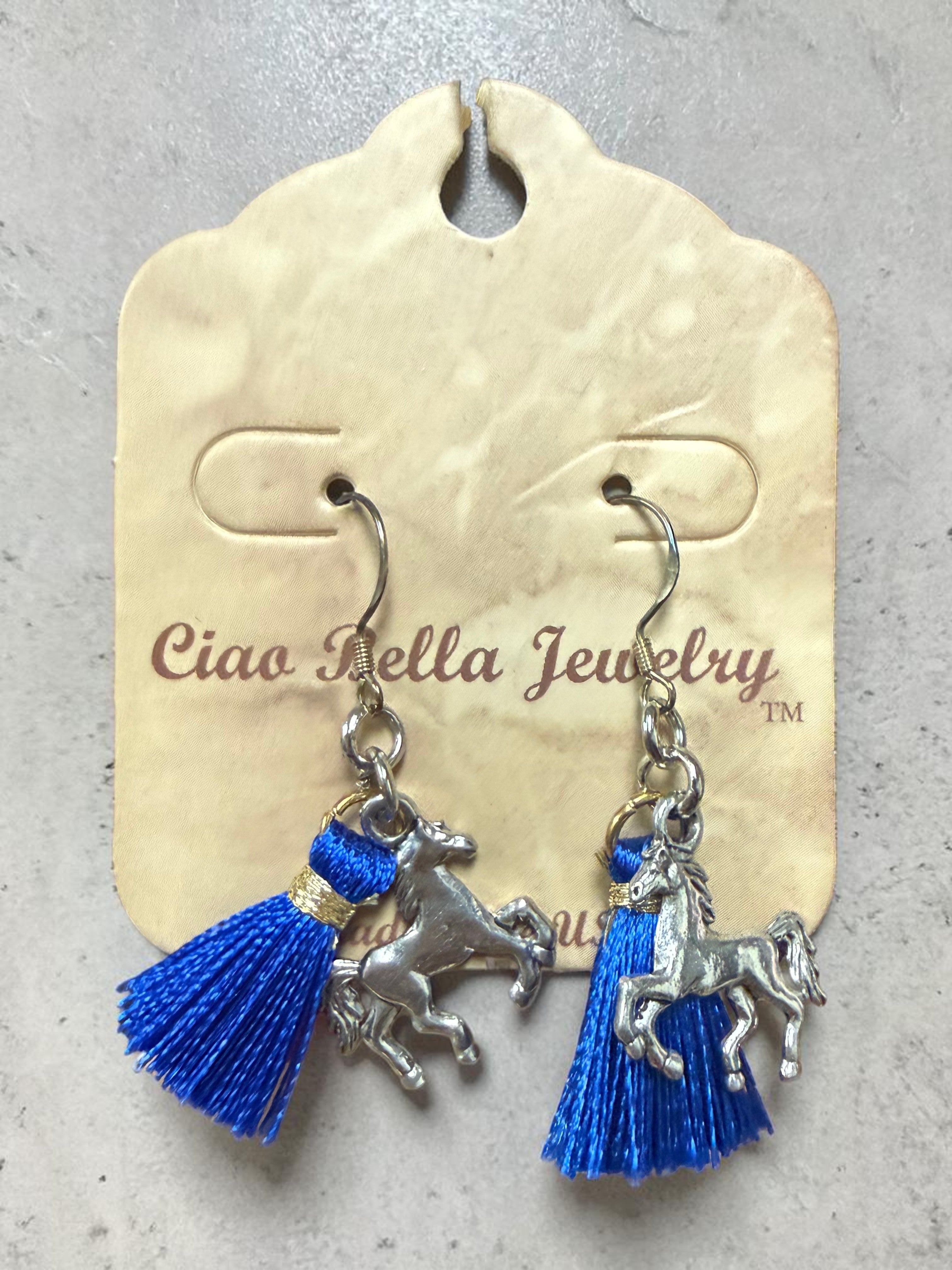 Mascot Spirit Tassel Earrings: The Ultimate Game Day Accessory
