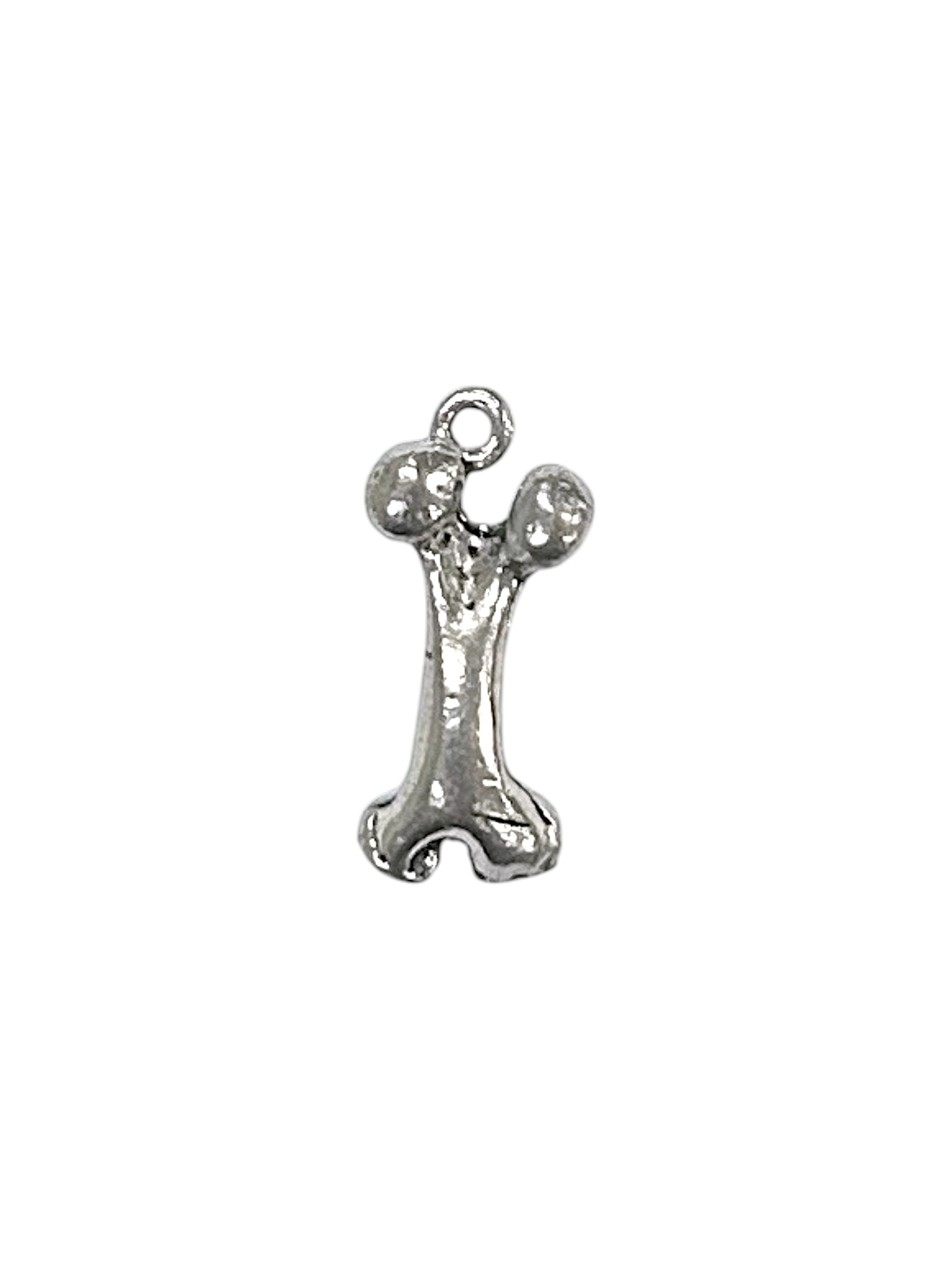 Silver Dog Bone Charm Pendant | Travel Charm