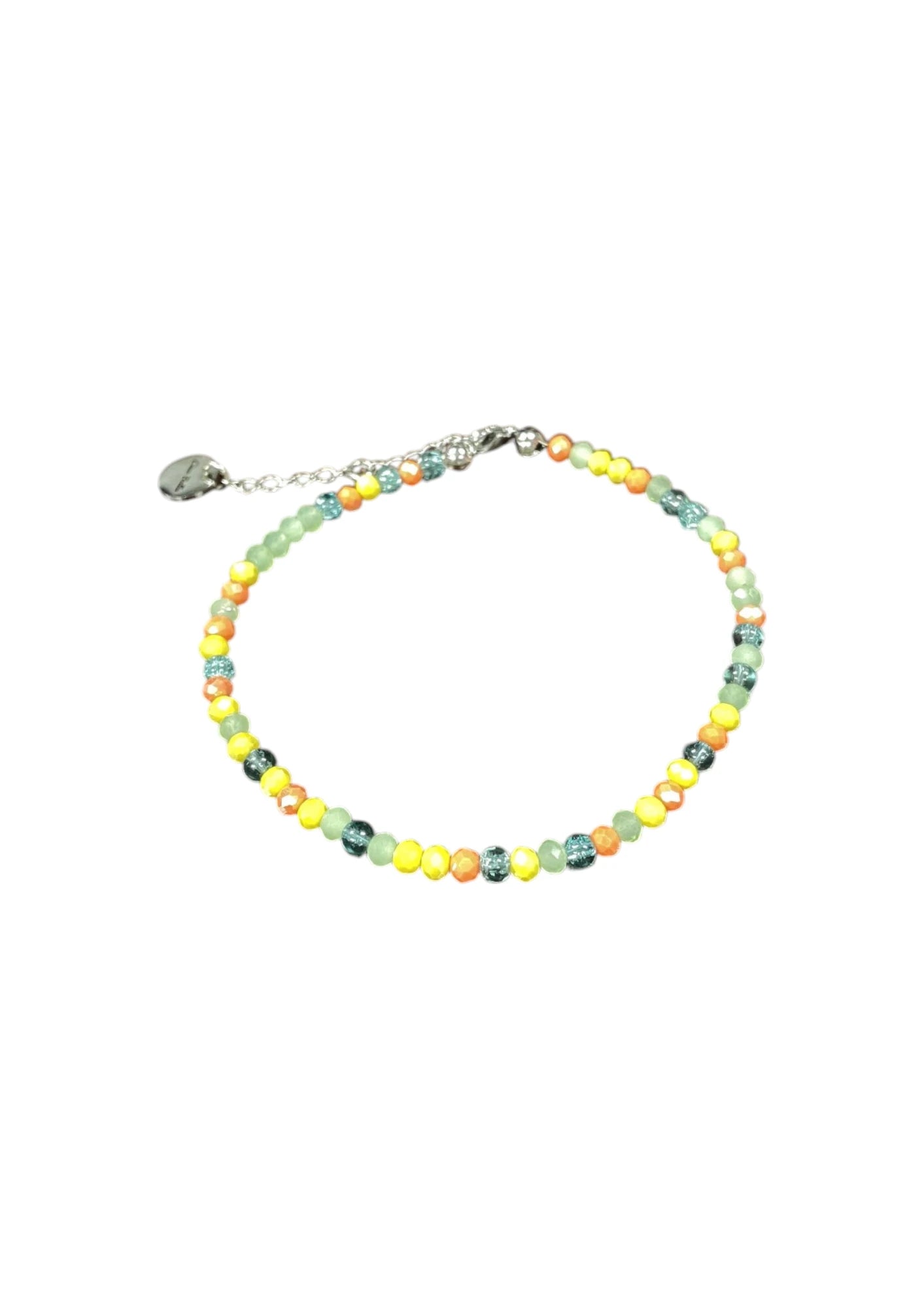 Sparkling Crystal Bracelet with Extender Chain | A Touch of Summer Elegance