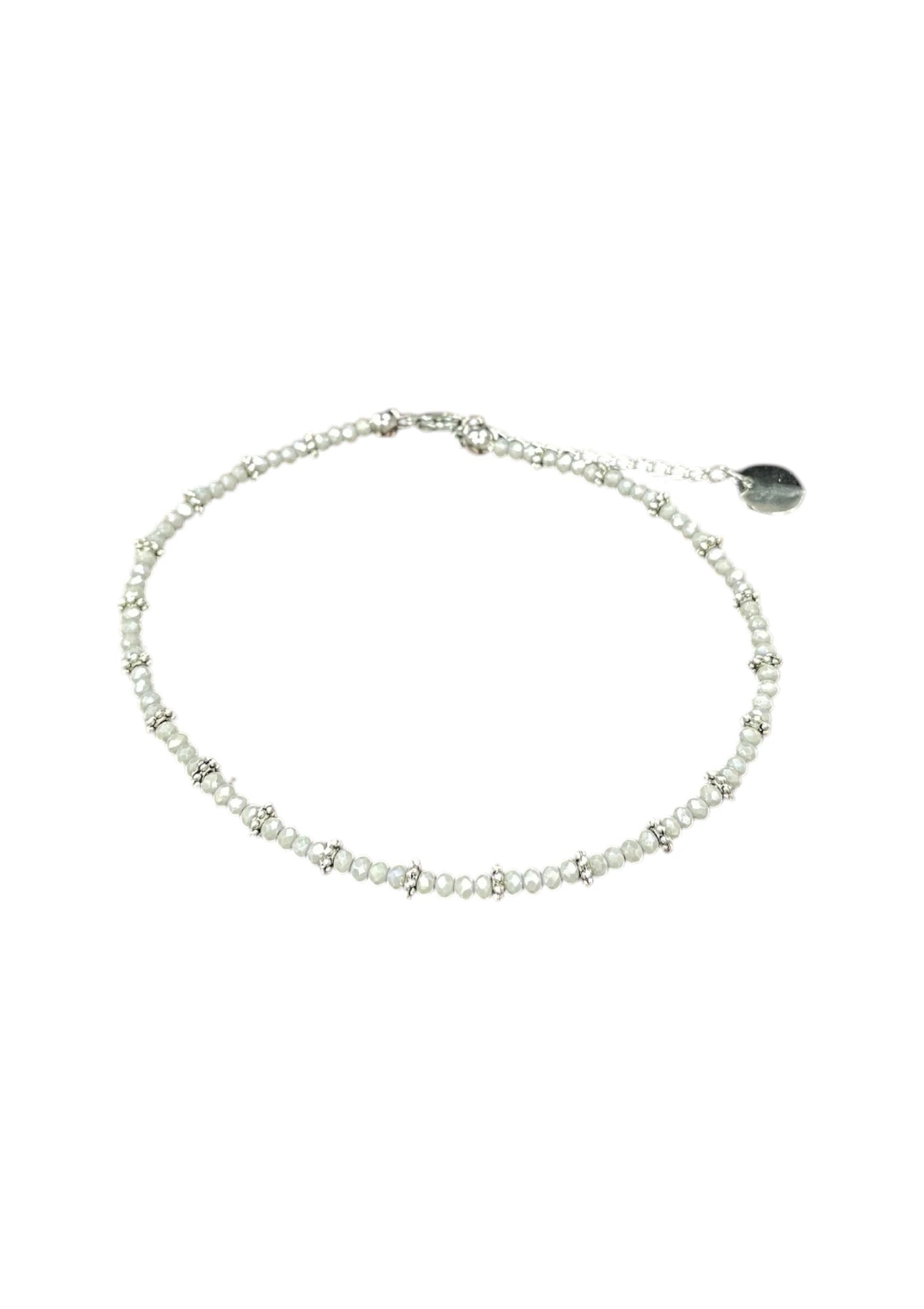 Sparkling Crystal Bracelet with Extender Chain | A Touch of Summer Elegance