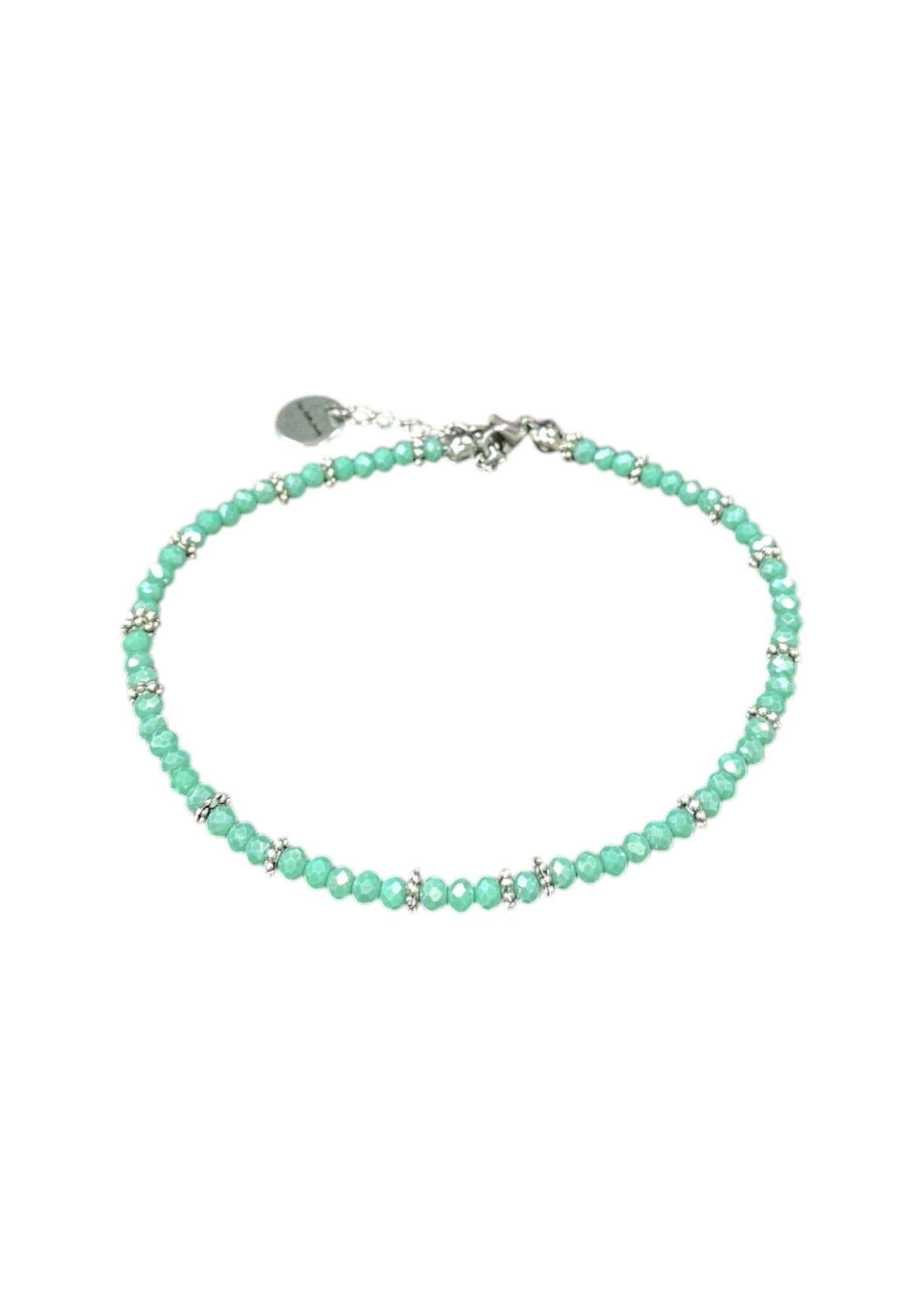 Sparkling Crystal Bracelet with Extender Chain | A Touch of Summer Elegance