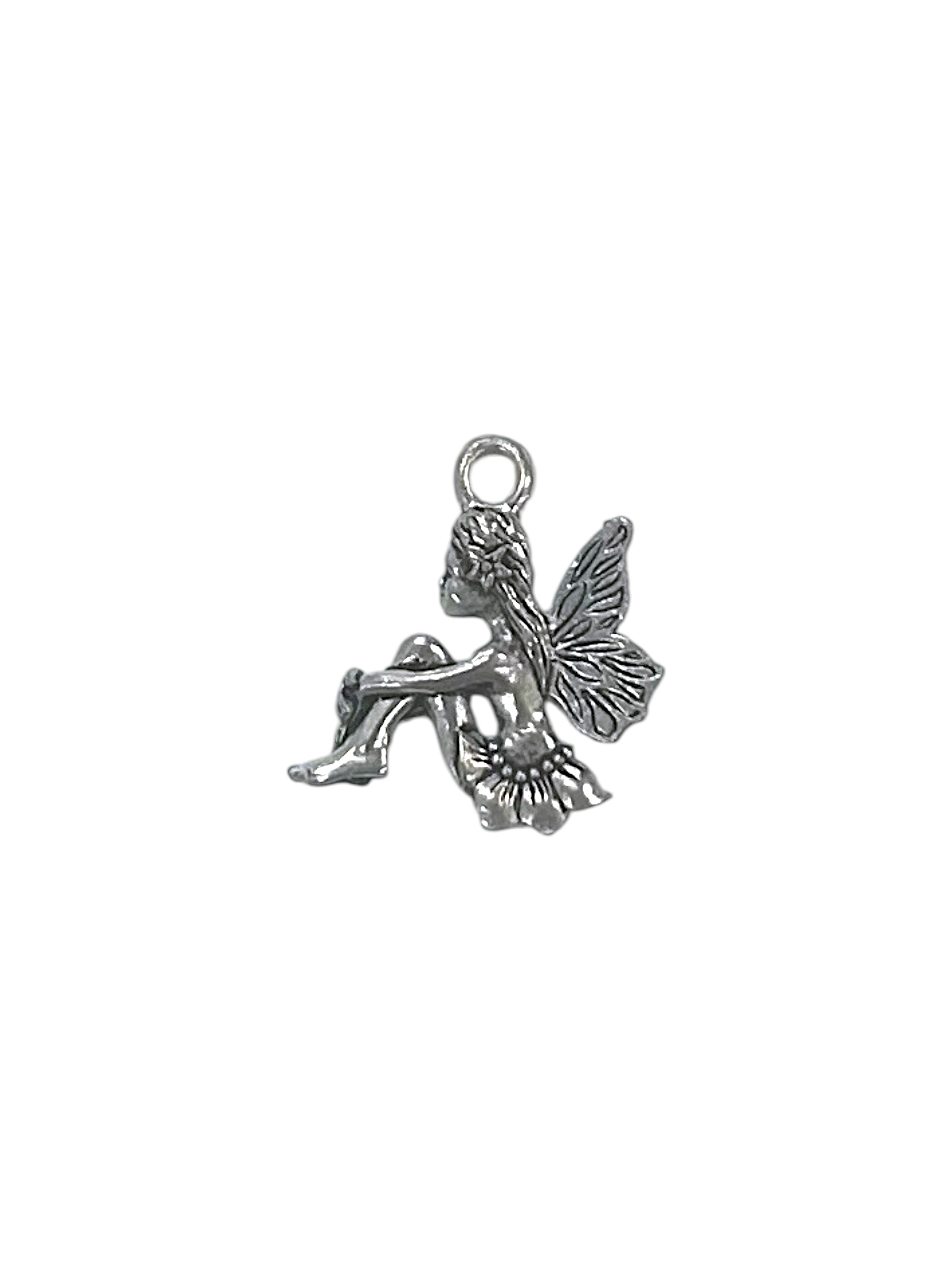 Silver Fairy Pewter Charm Pendant | Travel Charm