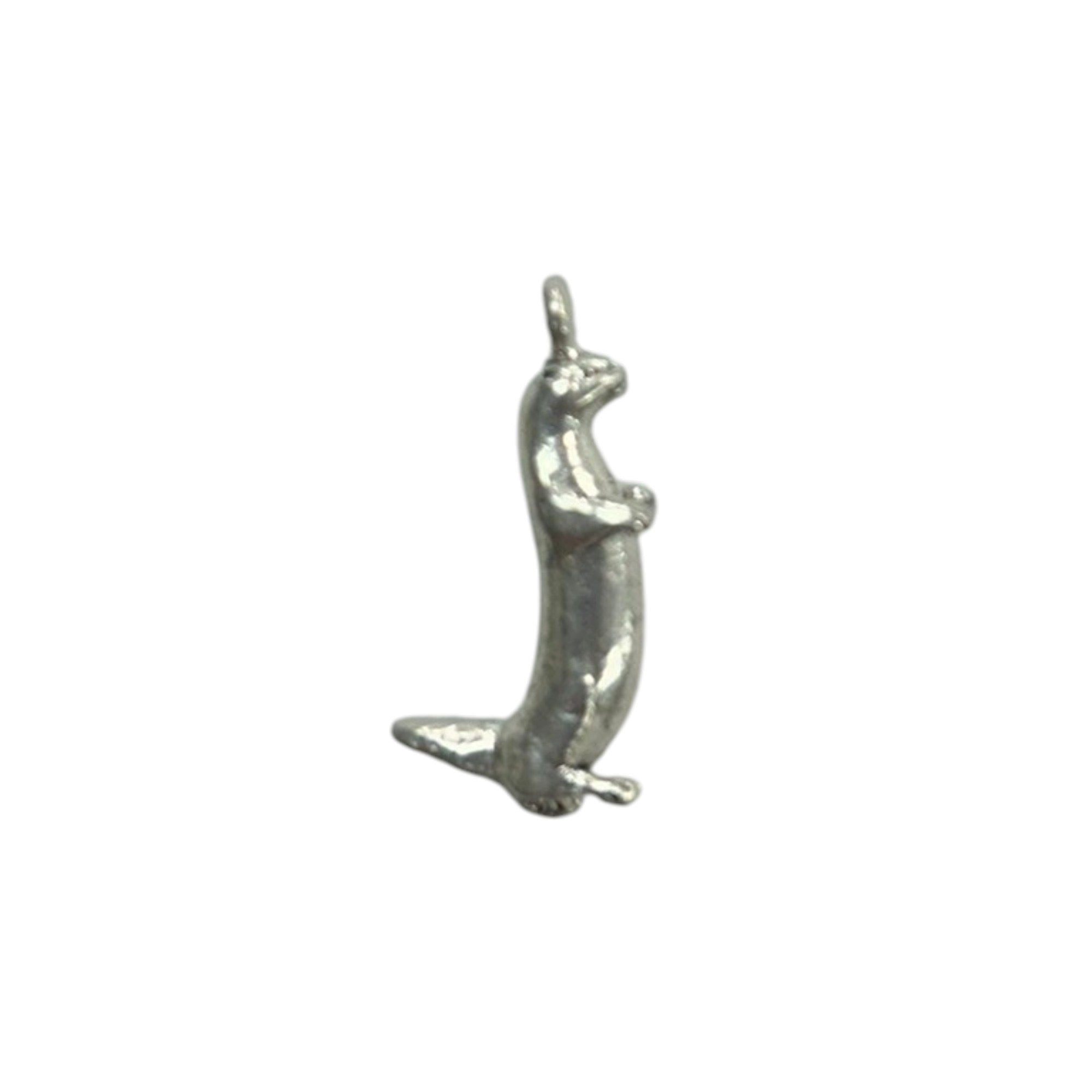 Silver Meerkat Animal Pewter Charm Pendant | Travel Charm