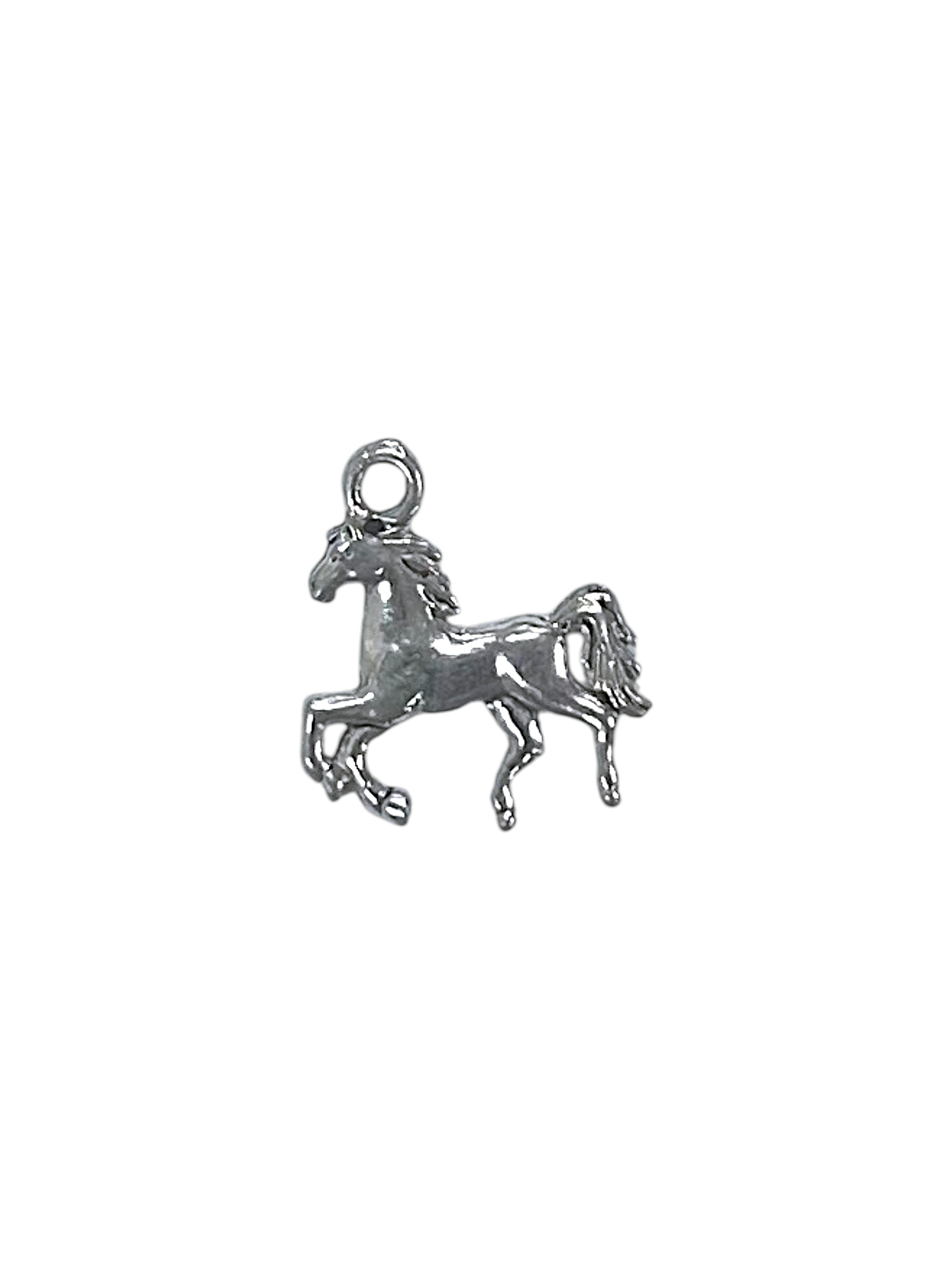 Silver Horse Pewter Charm Pendent | Animal Charm For Bracelet | DIY Jewelry Making