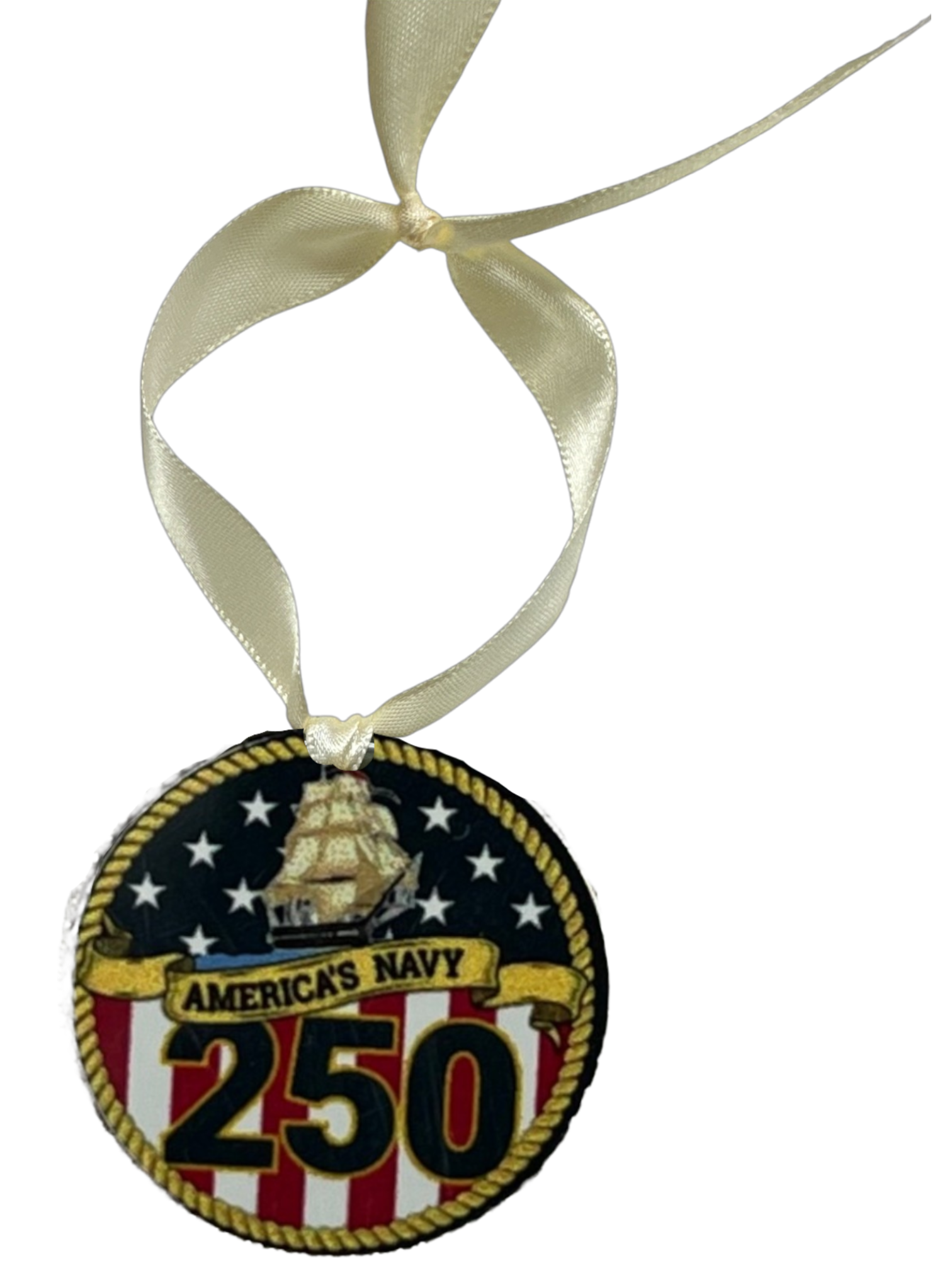 Limited Edition Military Ornament – 250th Anniversary Collection (Army, Navy, Marine) Made in USA -Officially Licensed