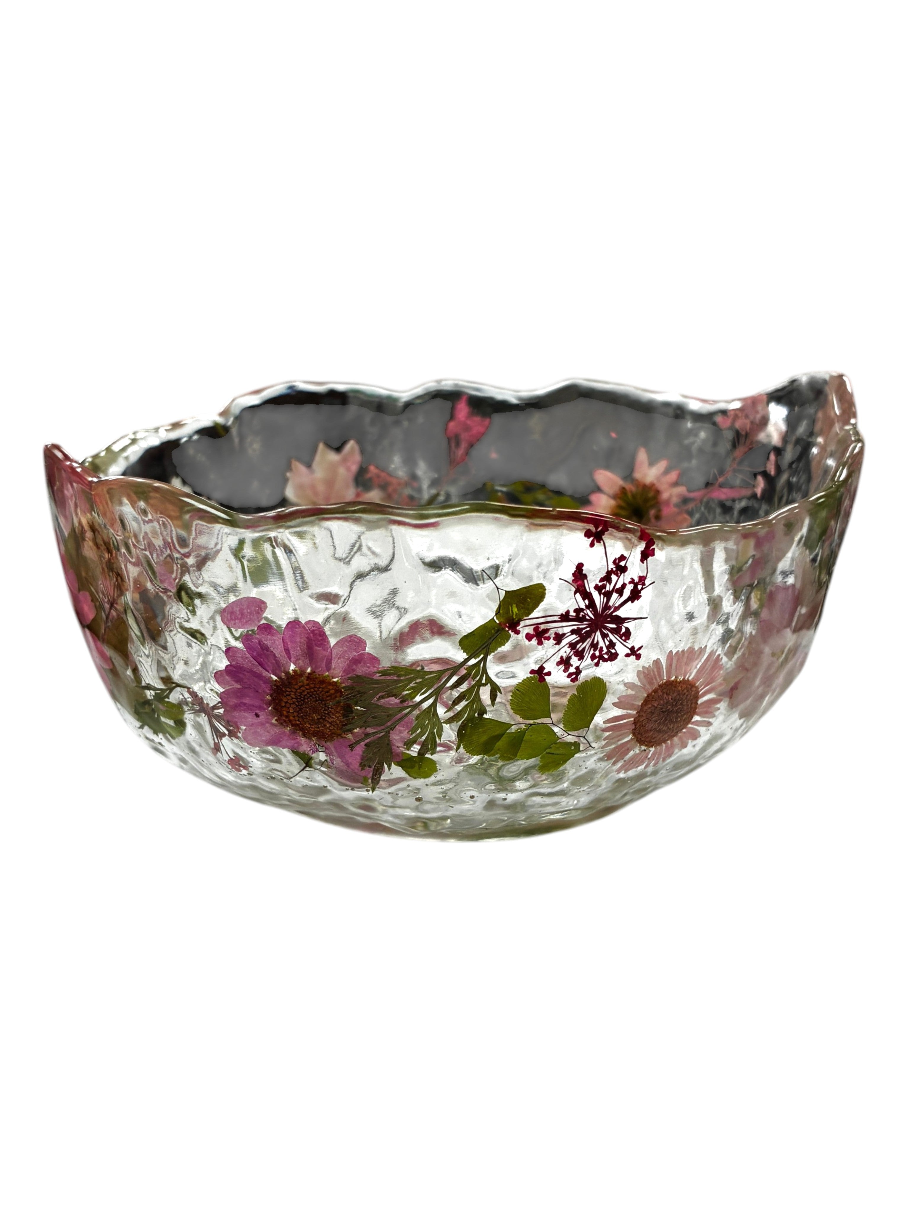 Pressed Flower Resin Art Bowl