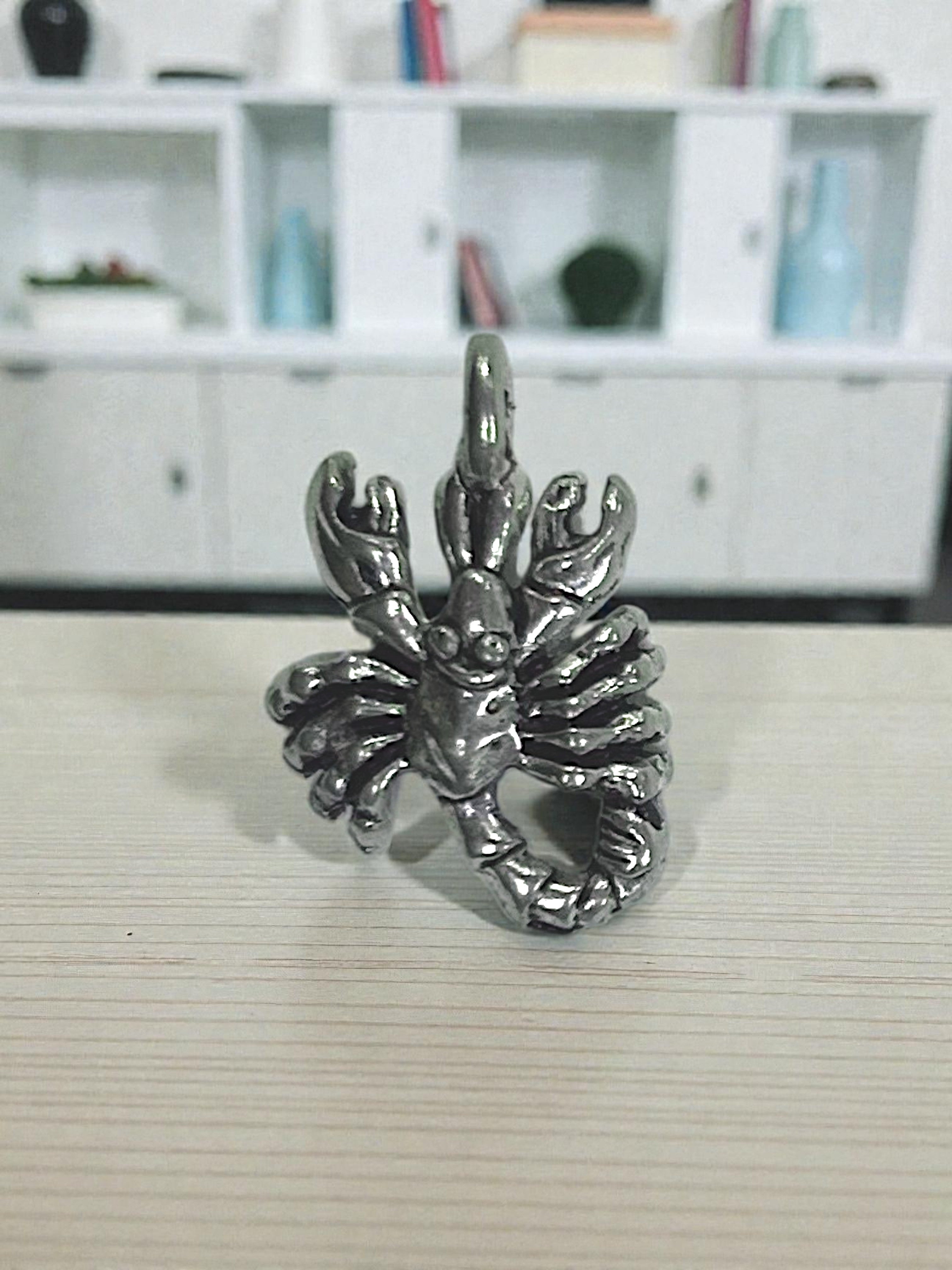 Silver Scorpion Pewter Charm Pendant | Travel Charm
