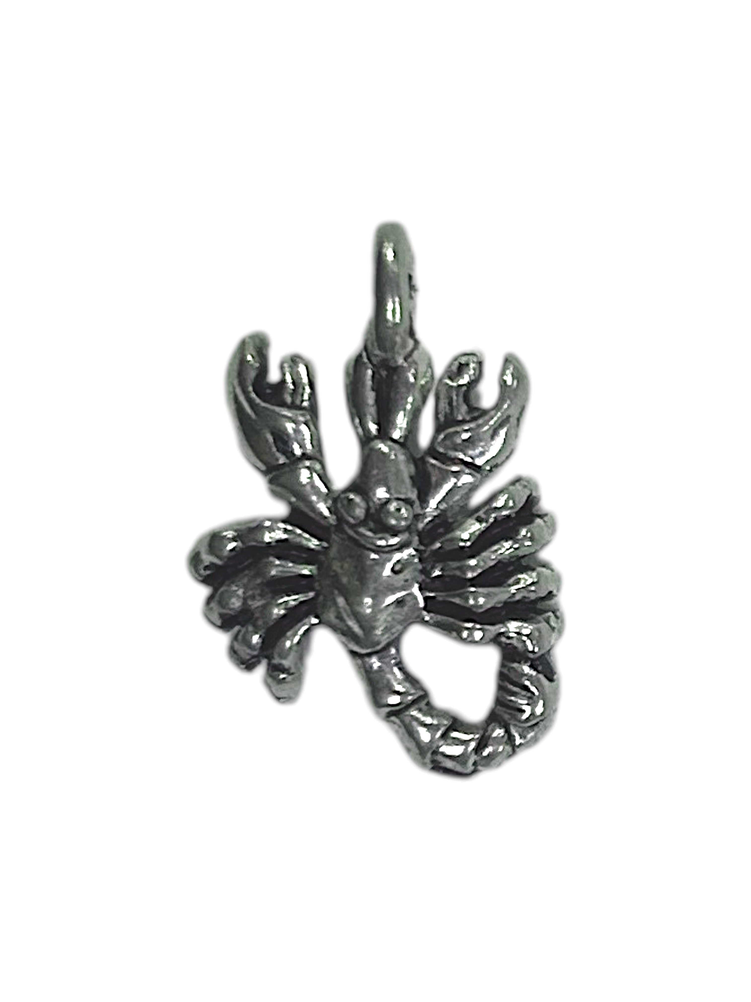 Silver Scorpion Pewter Charm Pendant | Travel Charm