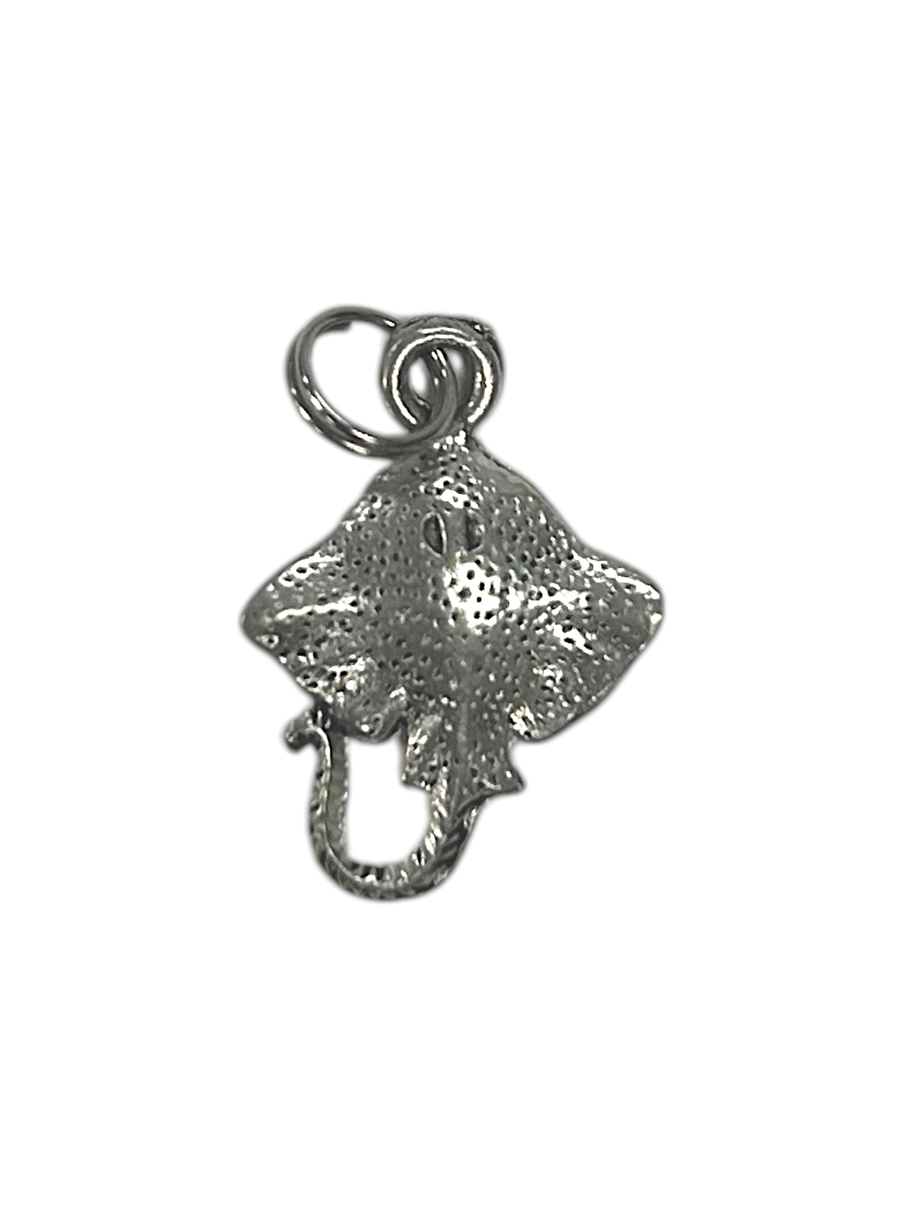Silver Stingray Pewter Charm Pendant | Ocean | Travel Charm