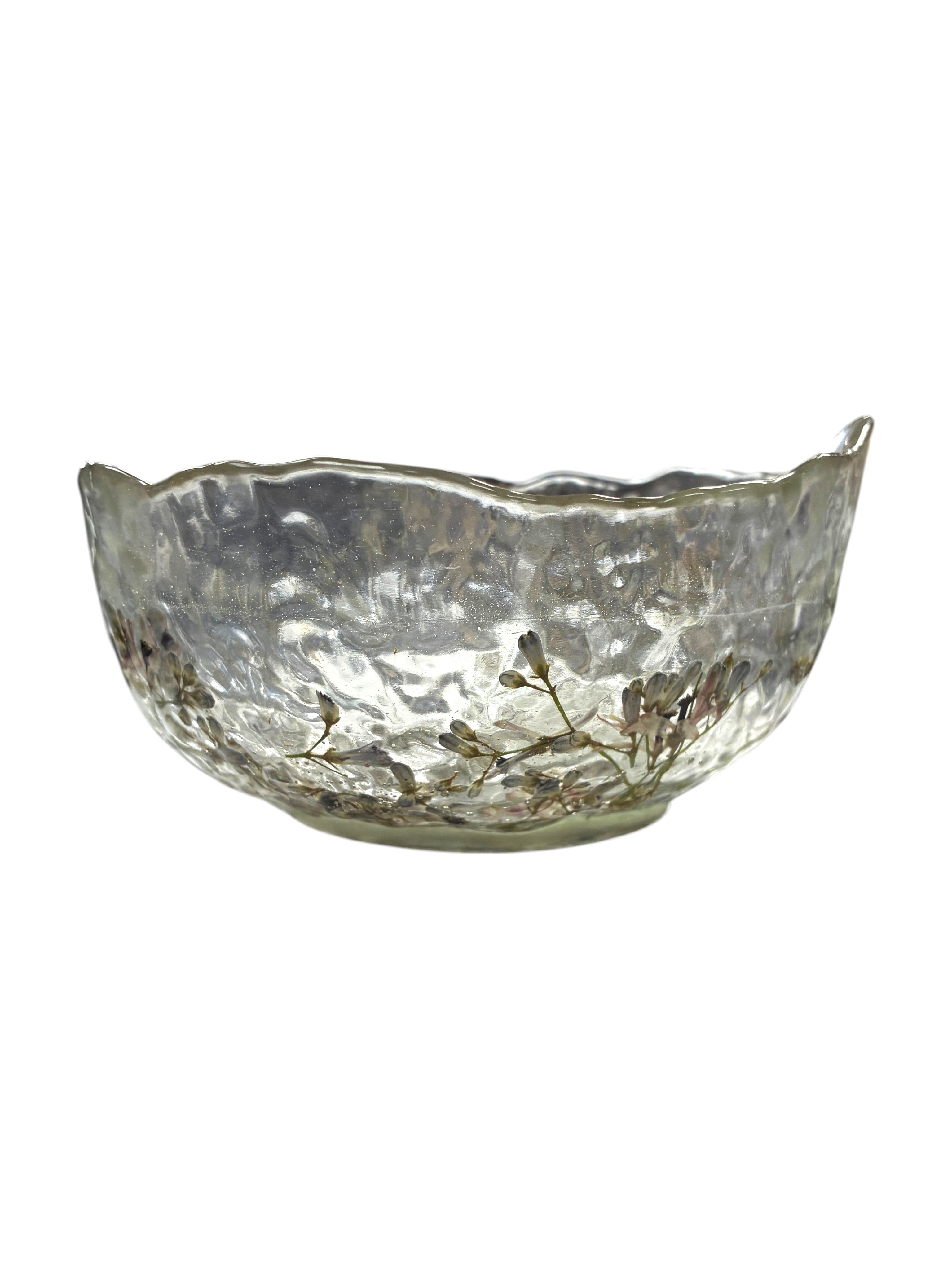 Pressed Flower Resin Art Bowl