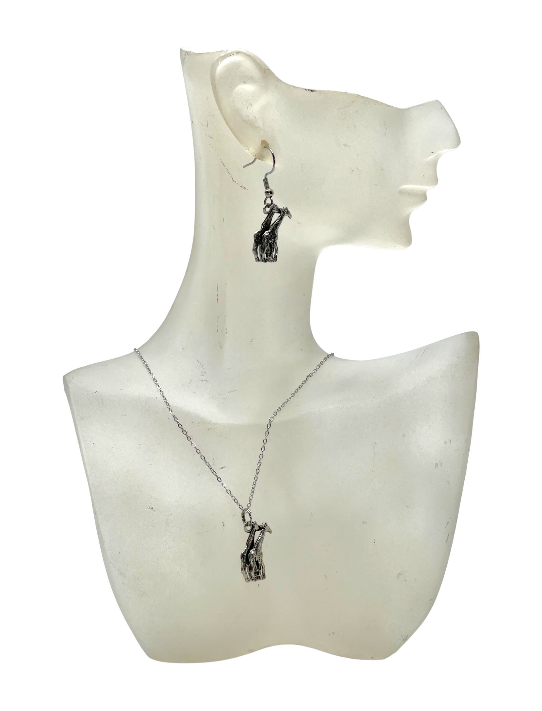 Giraffe Jewelry: Charm | Necklace | Earrings |Zoo Charm