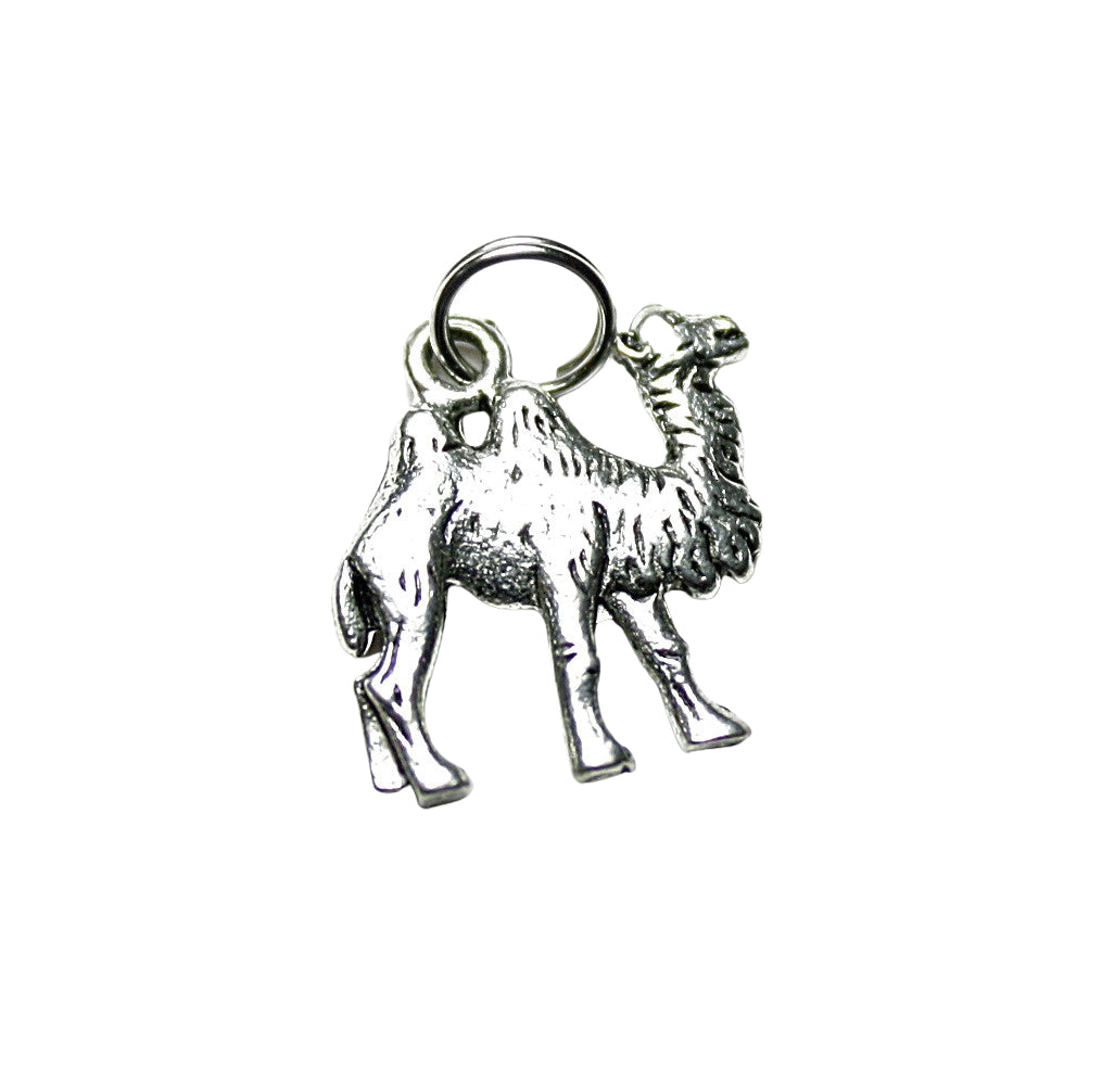 Silver Camel Pewter Charm Pendant | Travel Charm