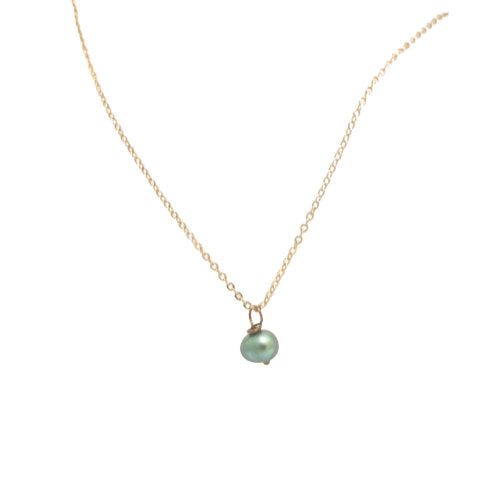 Rose Gold Turquoise Freshwater Pearl Necklace | Stylish Handmade Gifts | Fashionable Accessories