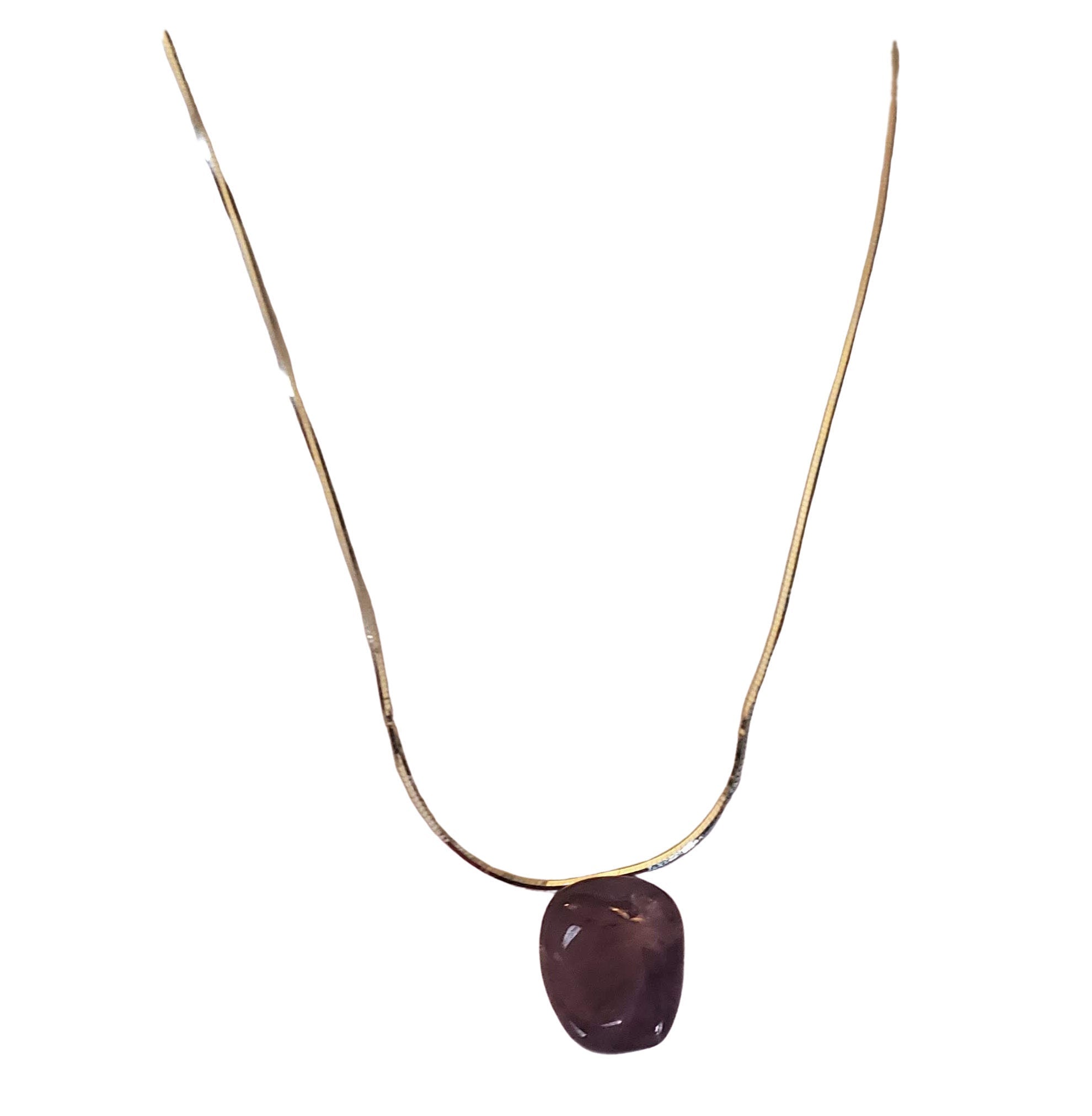 Elegant Purple Amethyst Pendant Necklace