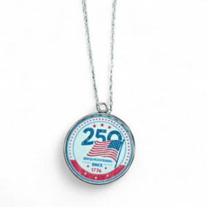 Limited Edition USA Semi Quincentennial Necklaces – America’s 250th Birthday Commemorative Pendant