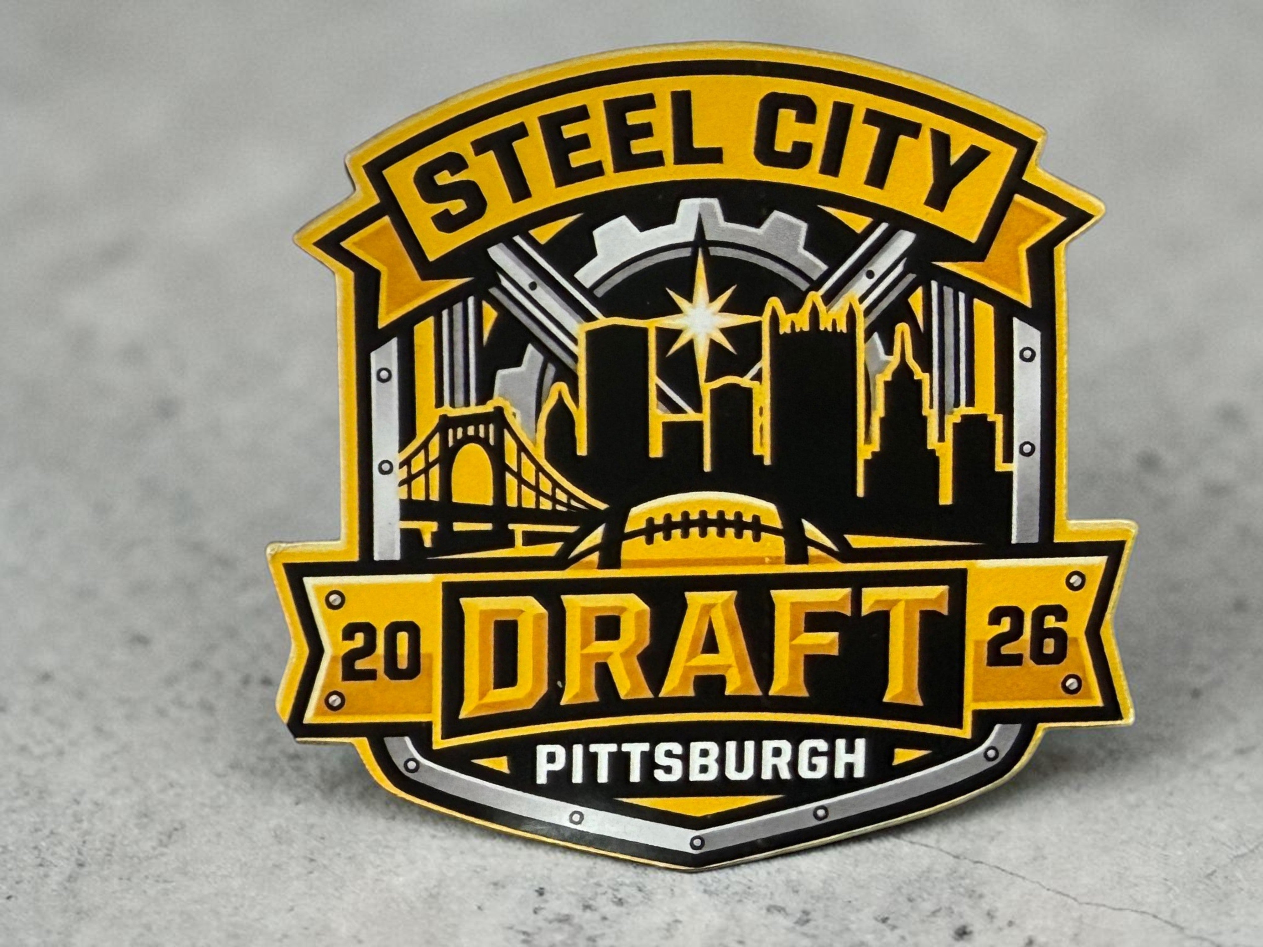 Steel City 2026 Draft Collection Stickers | Magnets | Ornaments | Coasters