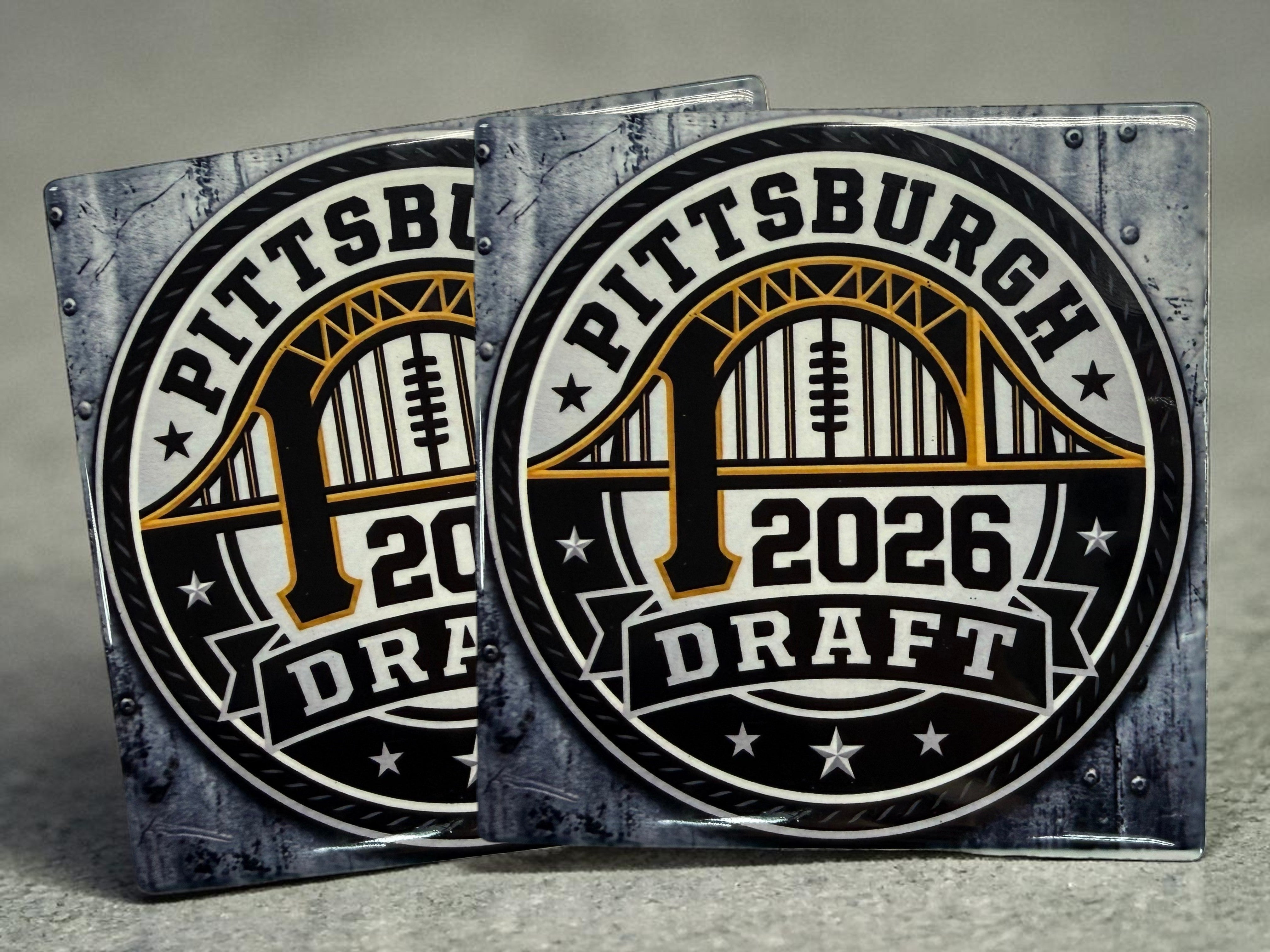Steel City 2026 Draft Collection Stickers | Magnets | Ornaments | Coasters