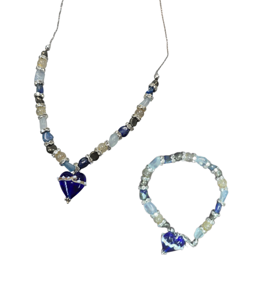 The Hope Collection Gemstone Jewelry | Sterling Silver Cancer Charity Jewelry Set | Sterling Silver