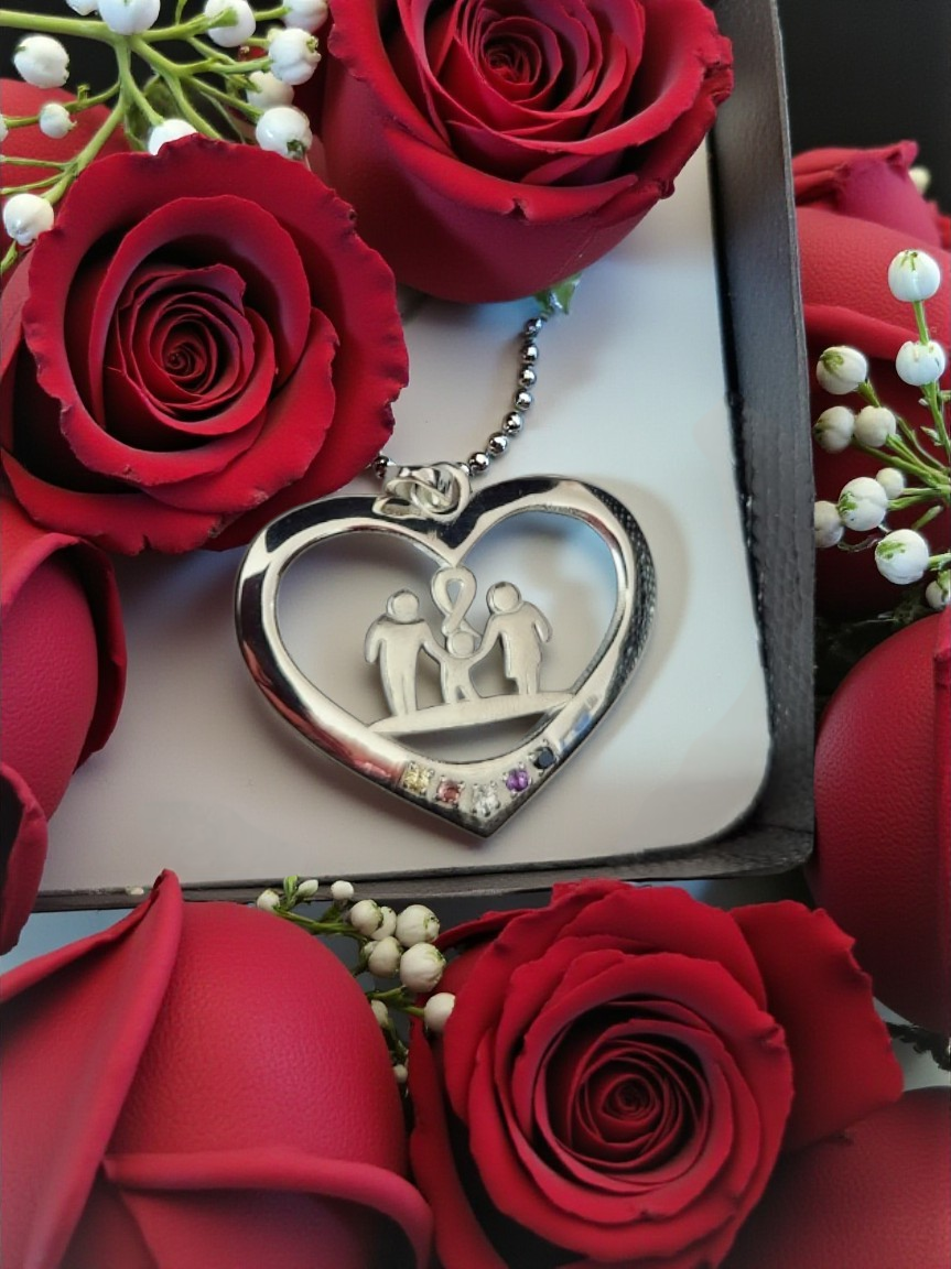 The Walking Miracles Family Foundation Heart Collection Pendant