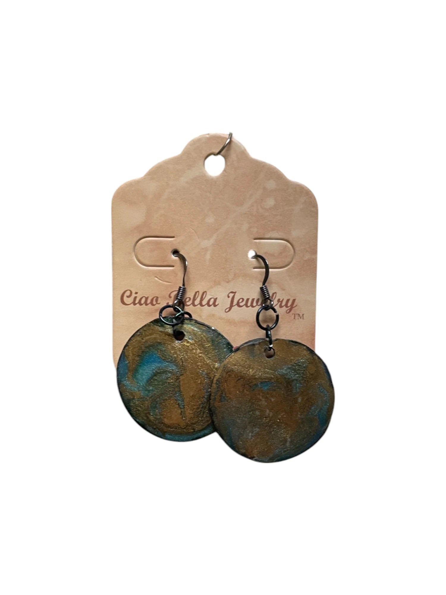 Upcycled Vinyl Record Earrings