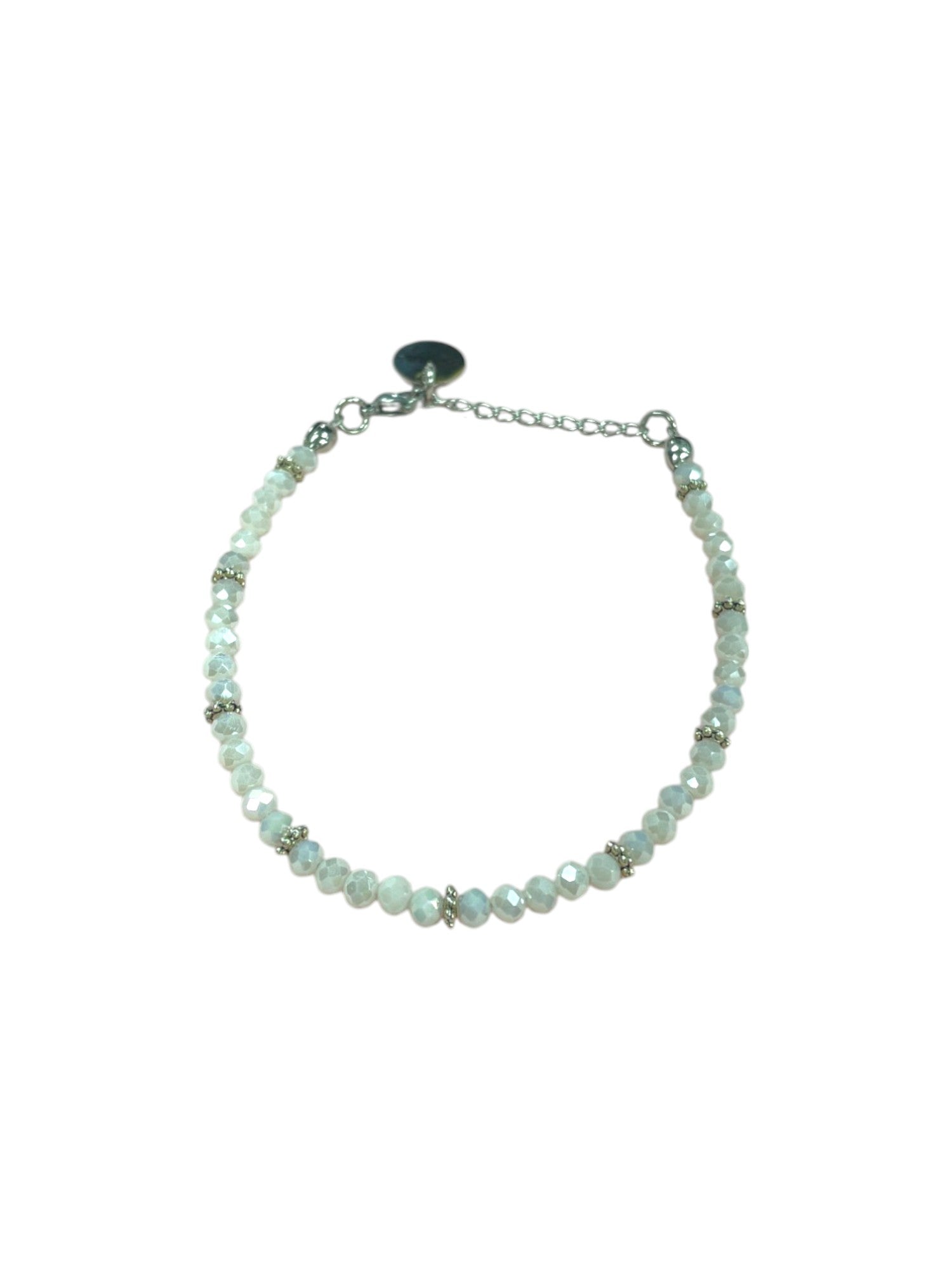 Sparkling Crystal Bracelet with Extender Chain | A Touch of Summer Elegance