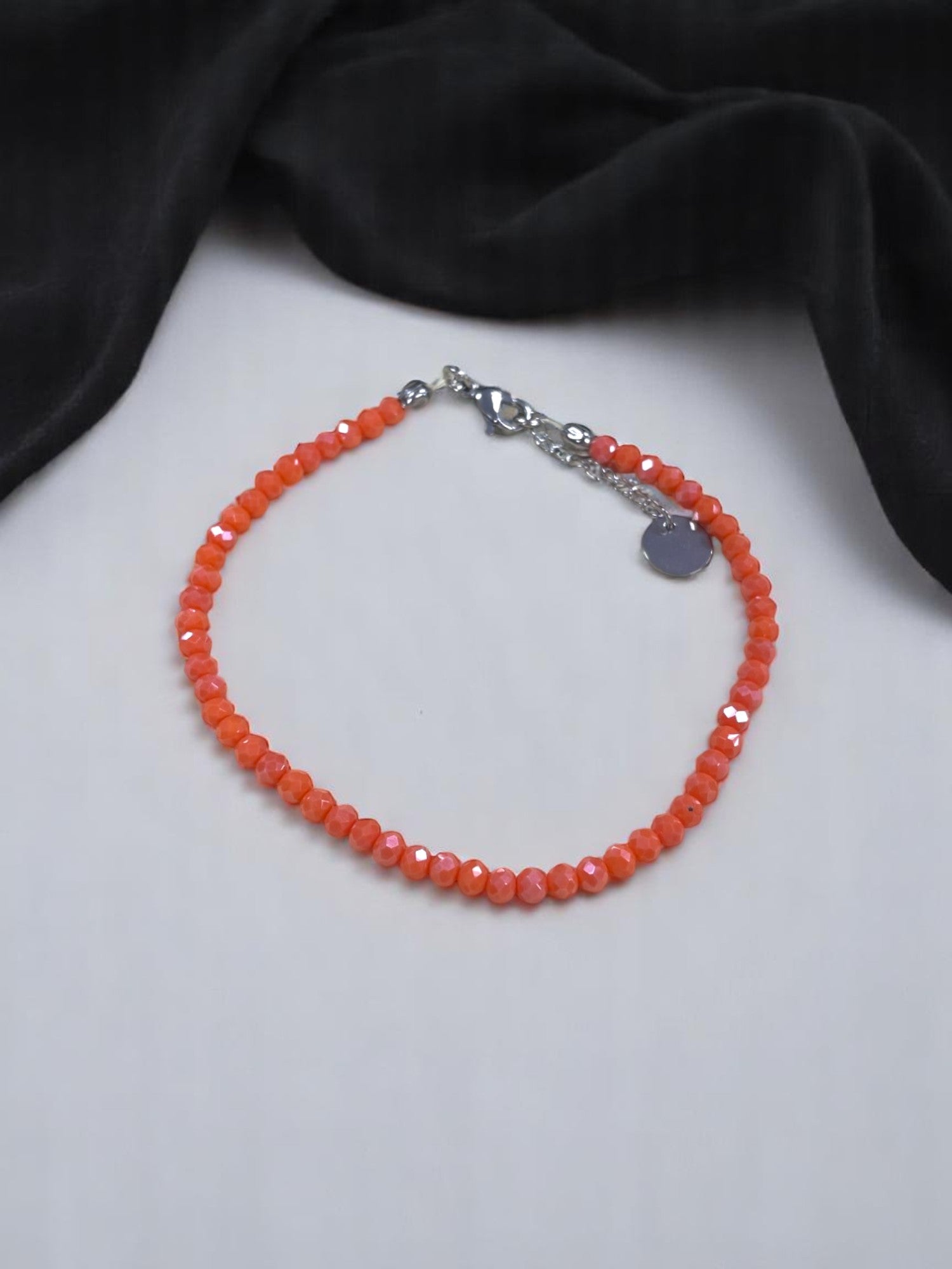 Sparkling Crystal Bracelet with Extender Chain | A Touch of Summer Elegance