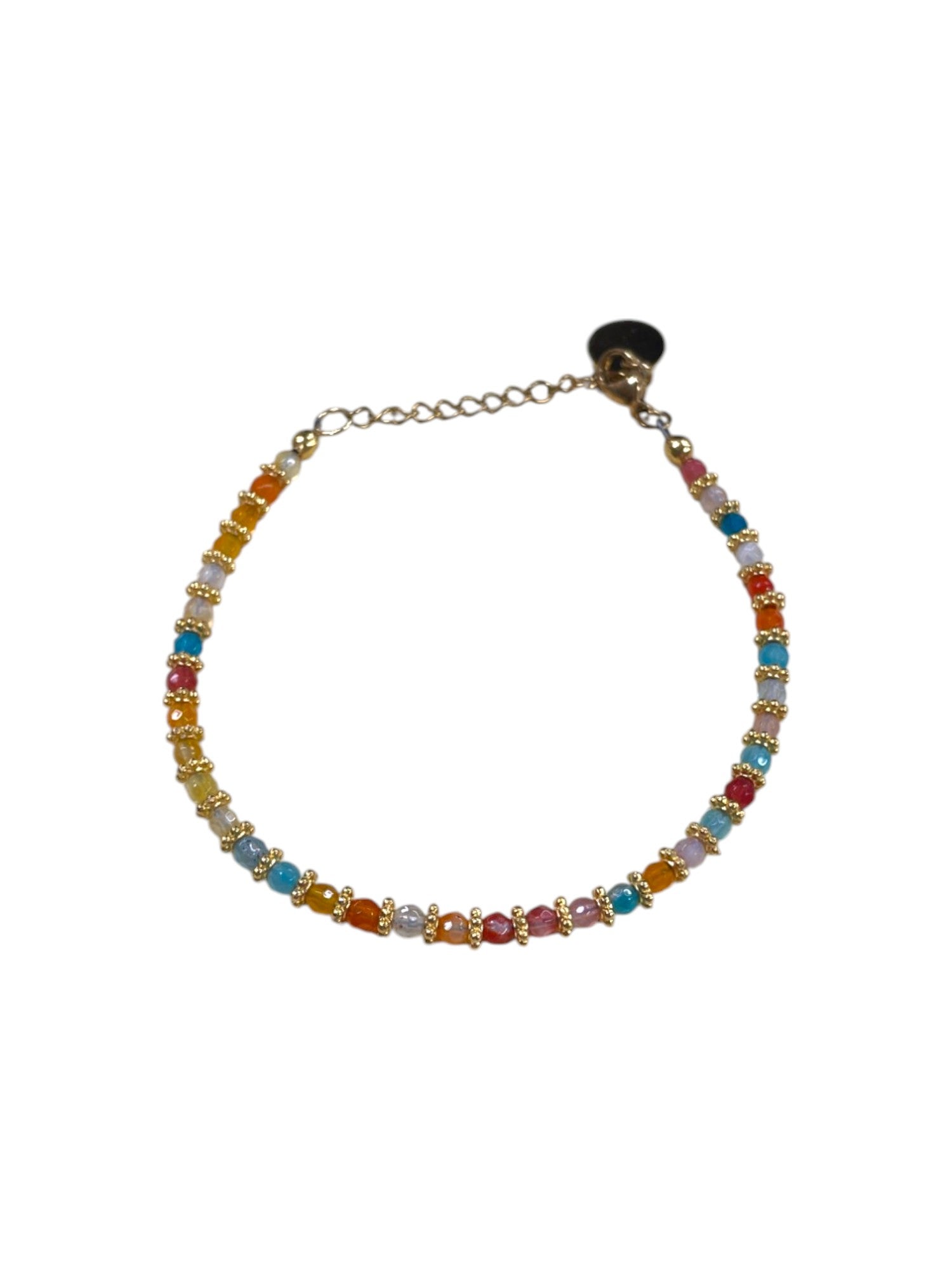 Sparkling Crystal Bracelet with Extender Chain | A Touch of Summer Elegance