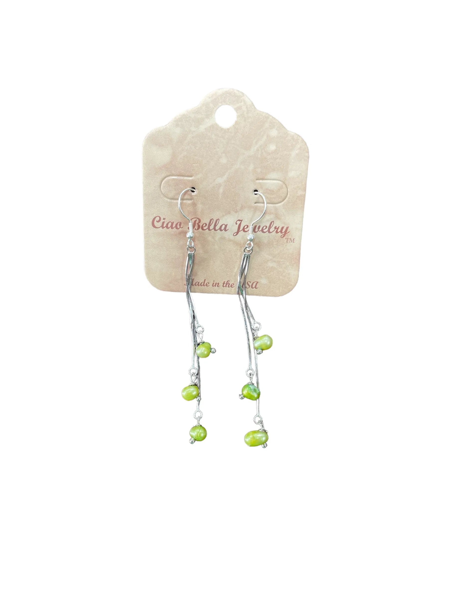 Elegant Freshwater Pearl Drop Earrings in Sterling Silver - Timeless Style