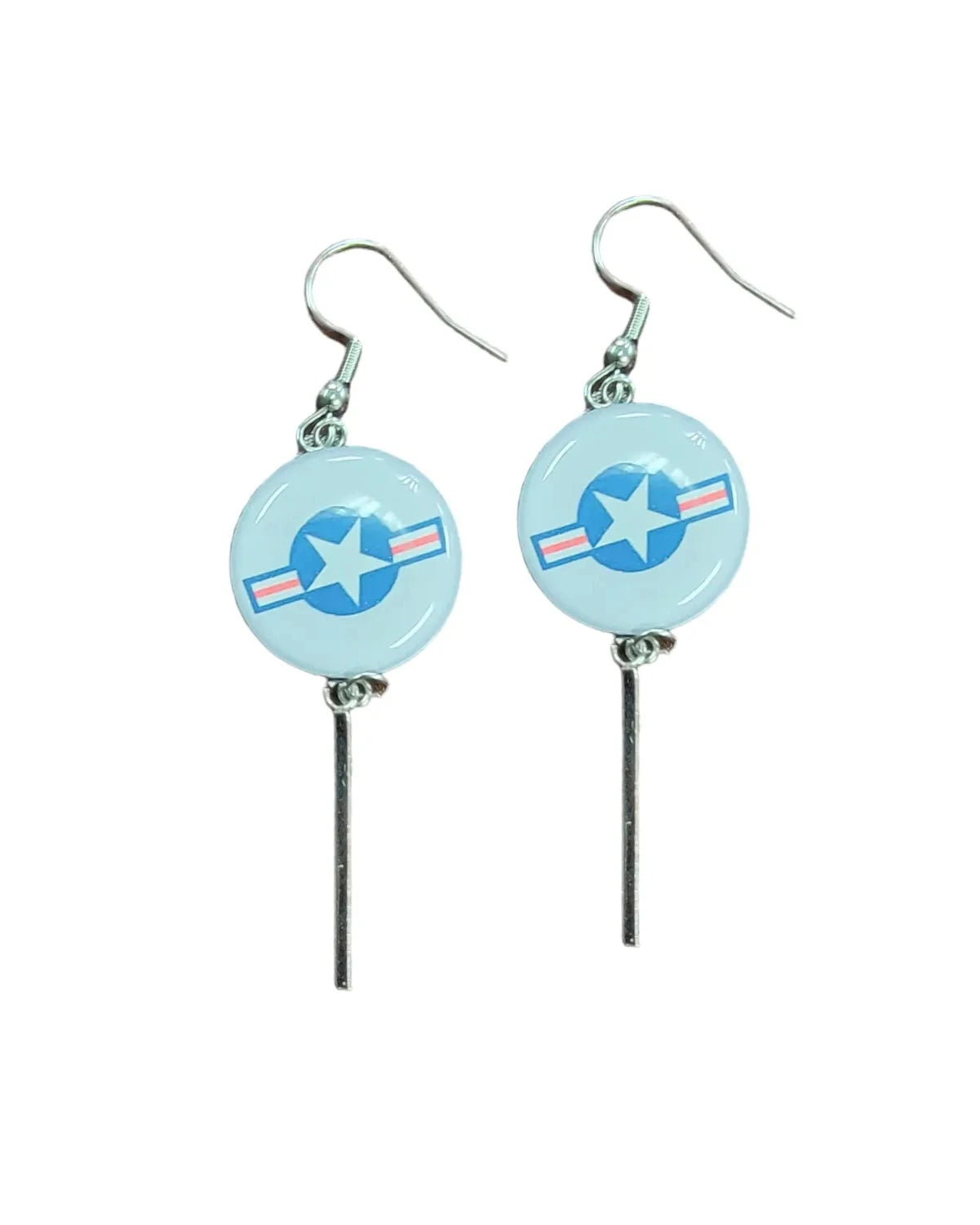 Military Charm Earrings | Army, Air Force, Coast Guard, Marine Corps, Space Force | Made in the USA |Officially Licensed