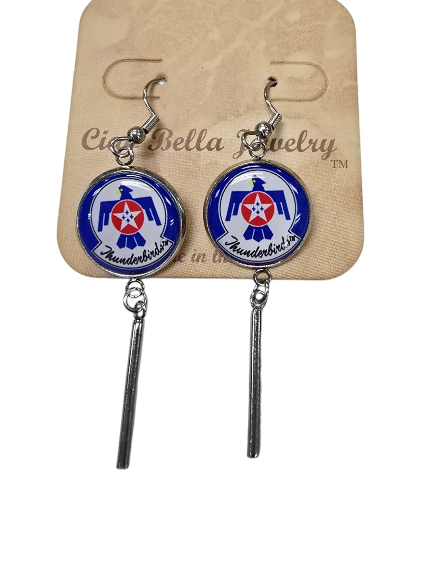 Military Charm Earrings | Army, Air Force, Coast Guard, Marine Corps, Space Force | Made in the USA |Officially Licensed
