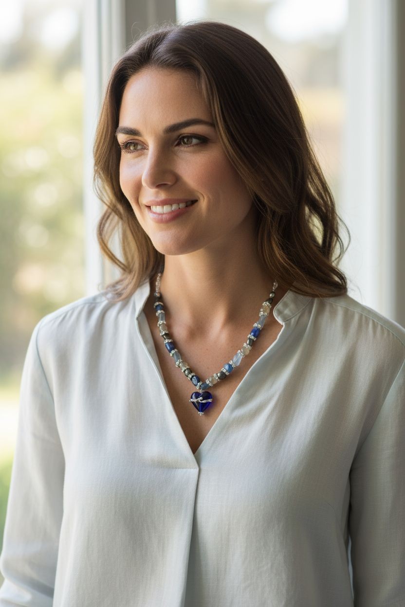 The Hope Collection Gemstone Jewelry | Sterling Silver Cancer Charity Jewelry Set | Sterling Silver