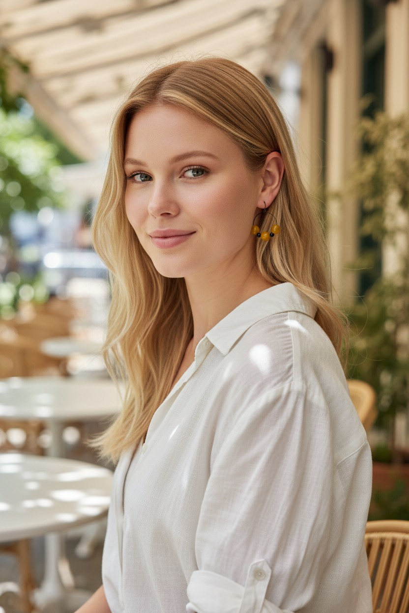 Gameday Glitz: Five Stone Hoop Earrings | Team Color Jewelry