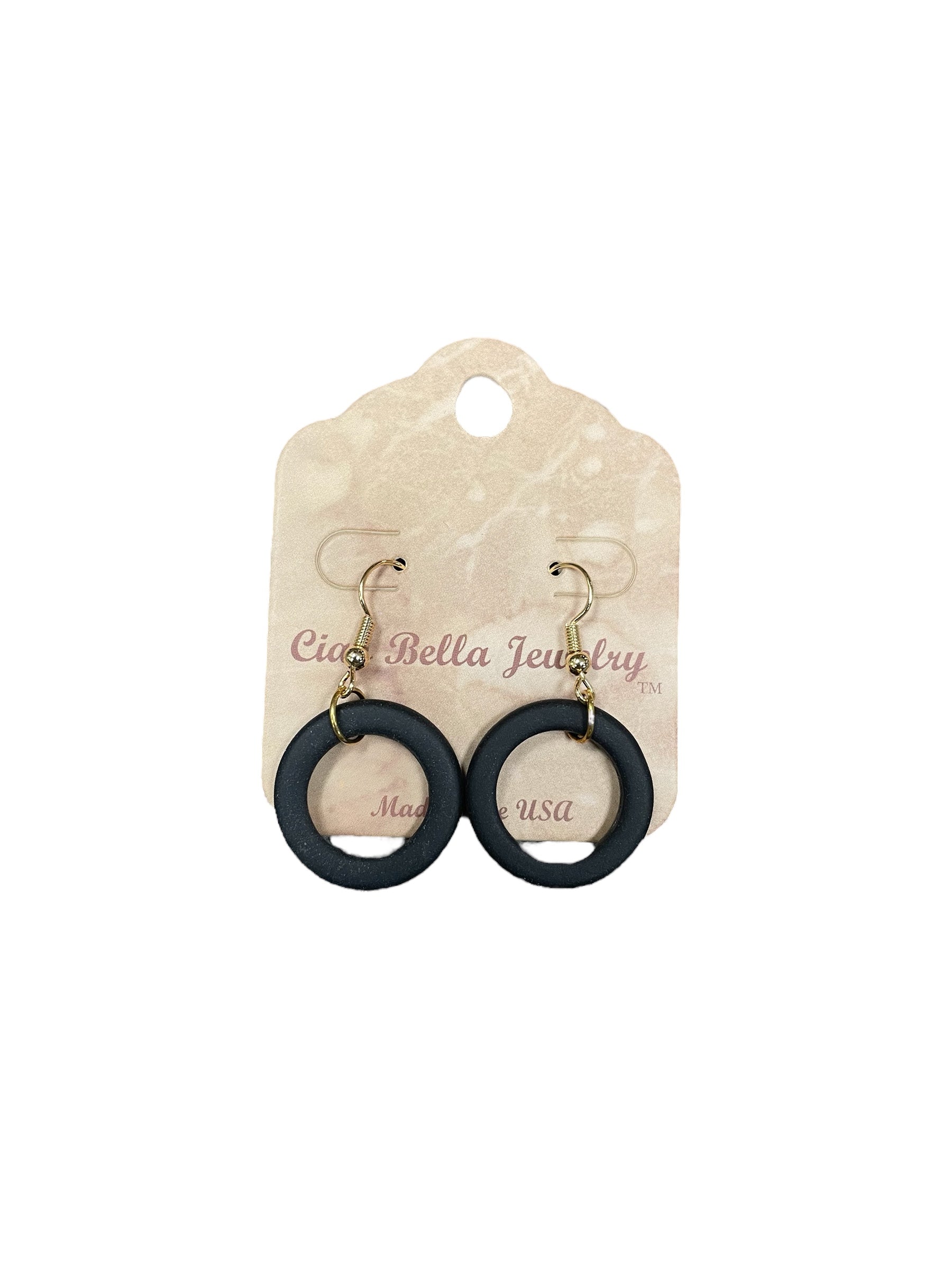 Embrace the Ocean's Beauty: Circular Sea Glass Dangle Earrings