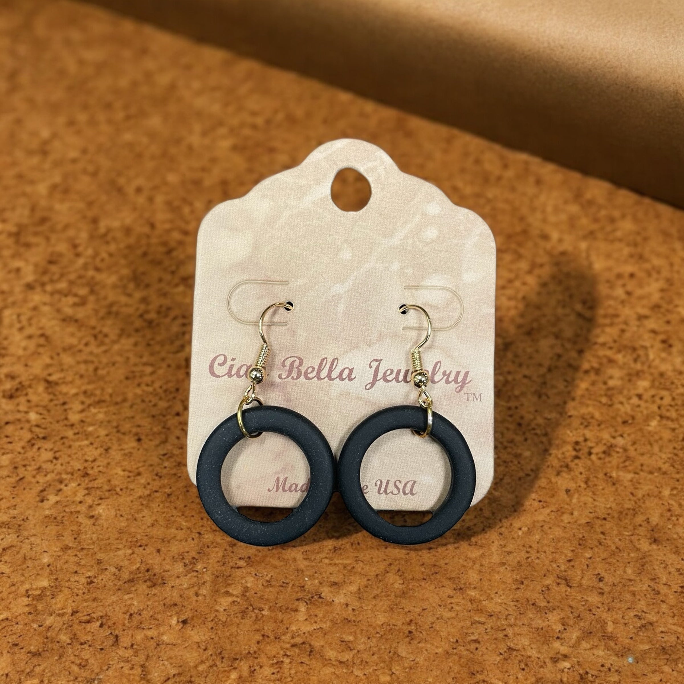 Embrace the Ocean's Beauty: Circular Sea Glass Dangle Earrings